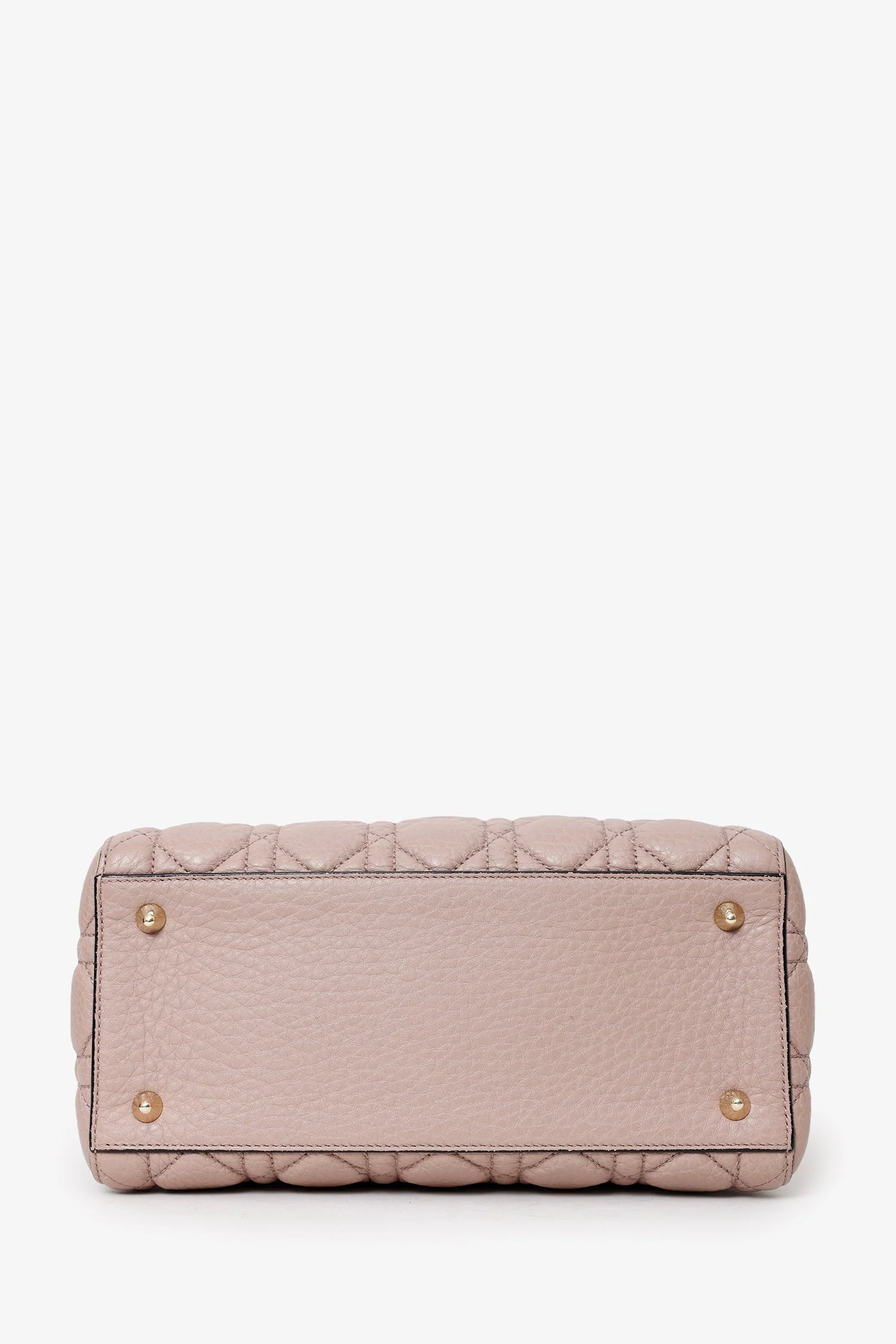 Christian Dior 2017 Powder Pink Supple Medium Lady Dior with Strap - Image 5