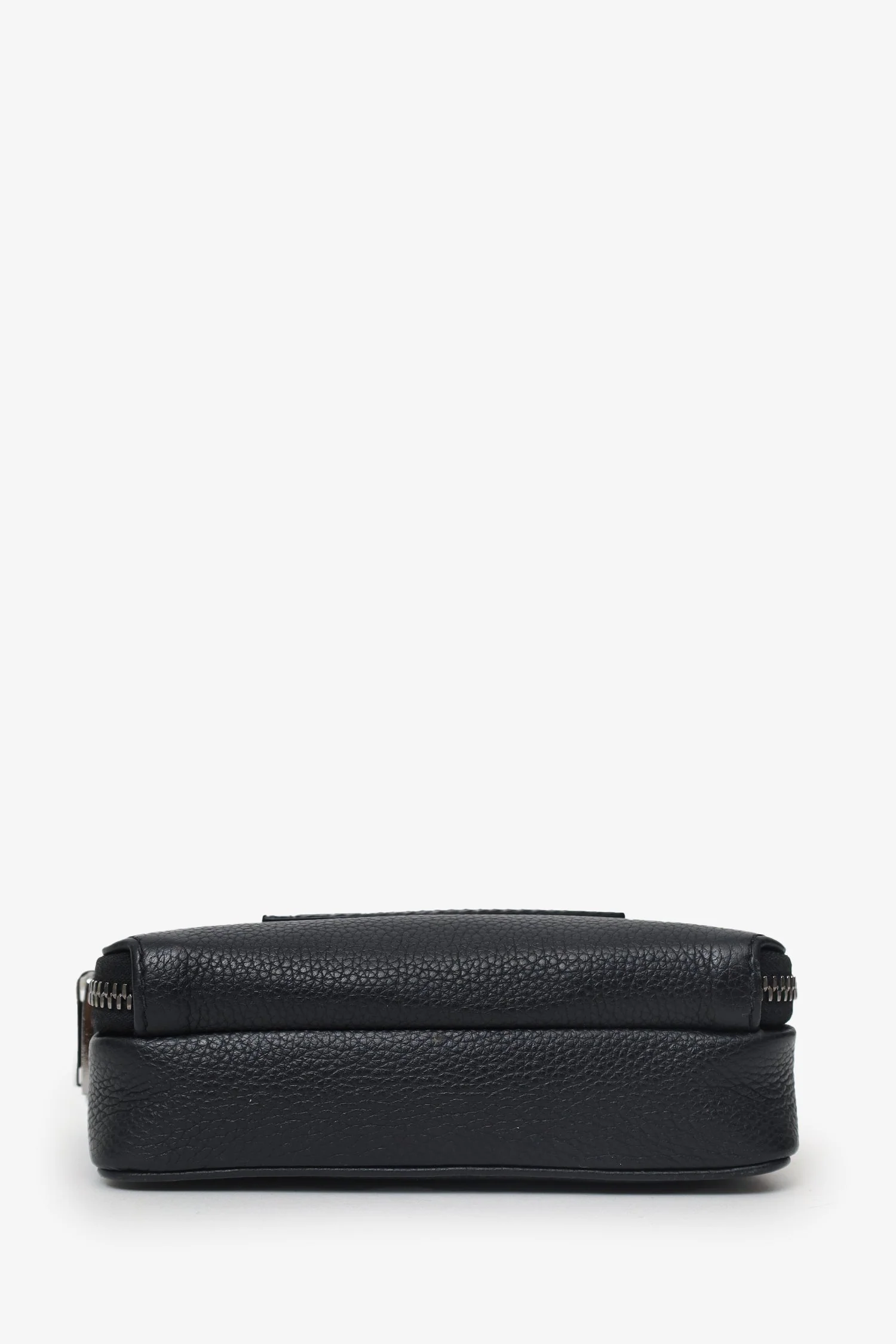 Christian Dior 2019 Black Grained Calfskin Double Zip Crossbody - Image 6