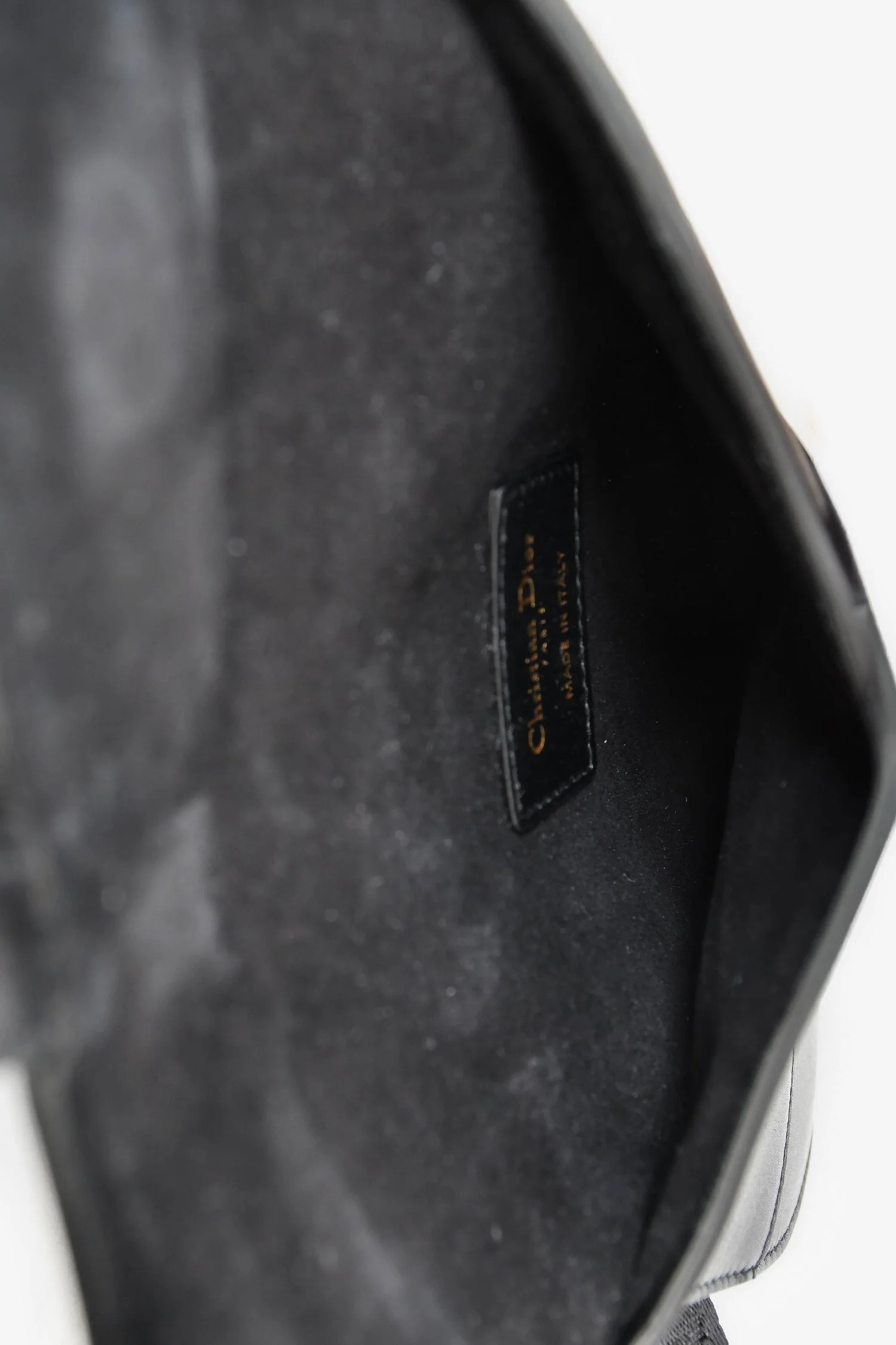 Christian Dior 2019 Black Leather Saddle Belt Bag - Image 6