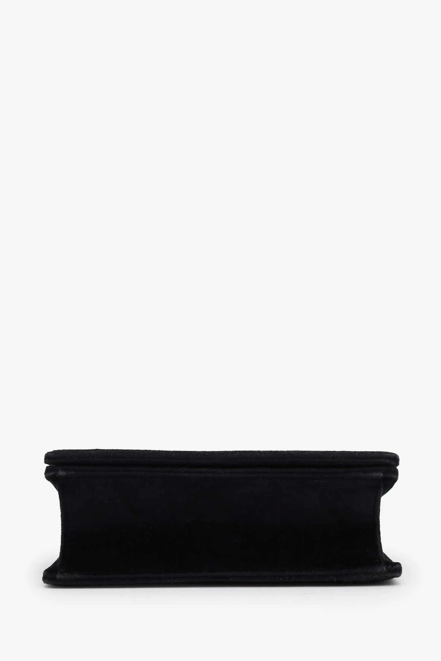 Christian Dior 2019 Black Velvet Small Diorama Shoulder Bag - Image 5