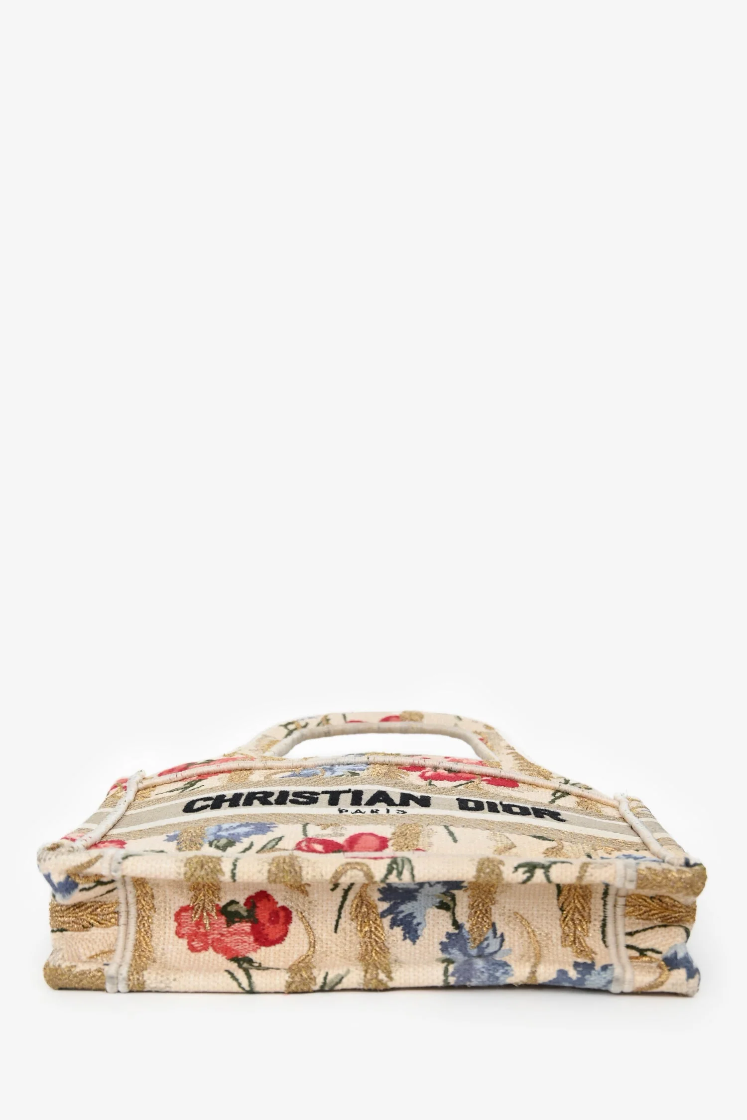 Christian Dior 2020 Canvas Mini Hibiscus Book Tote - Image 5