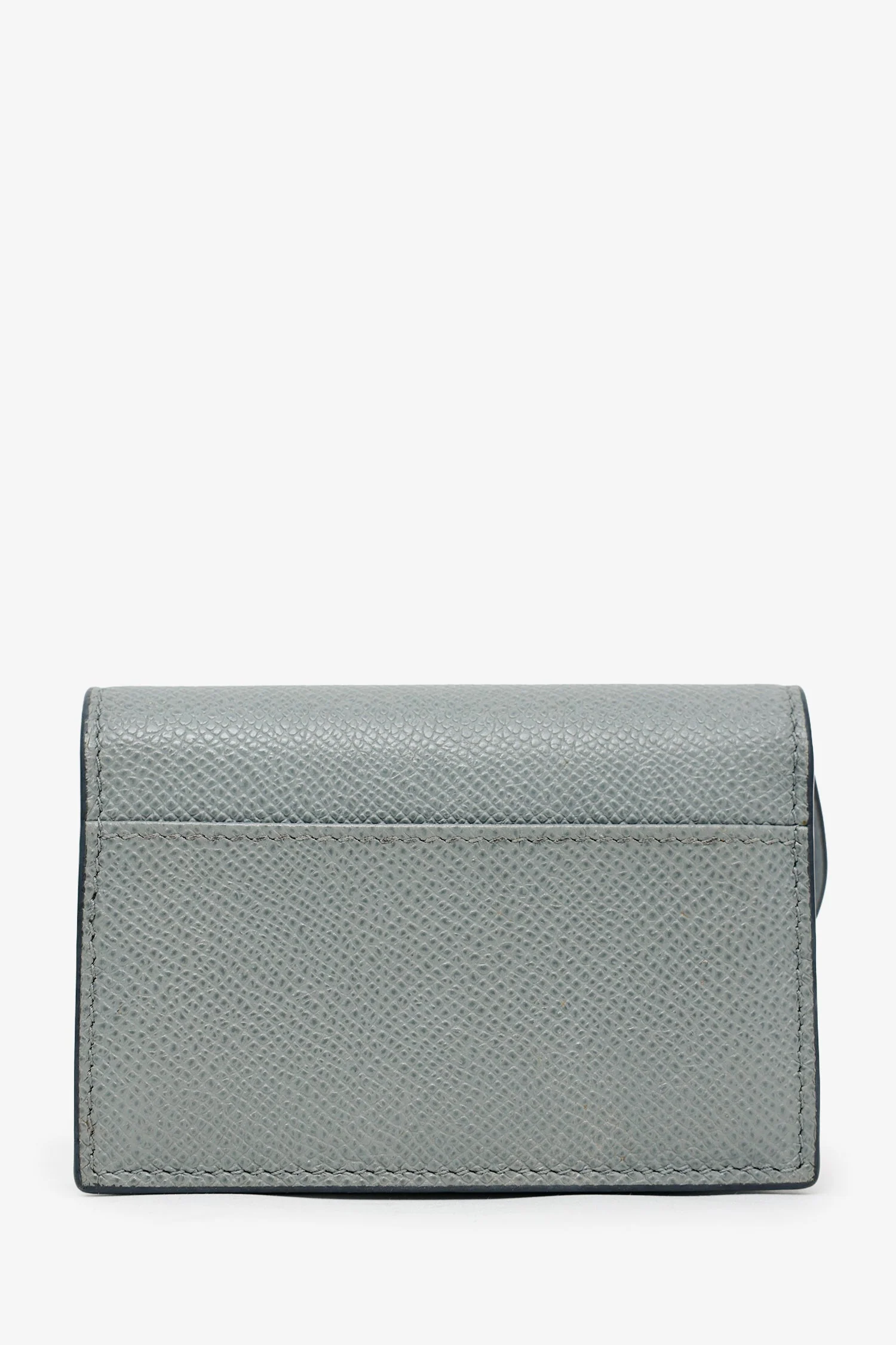 Christian Dior 2020 Grey Leather Saddle Wallet - Image 2