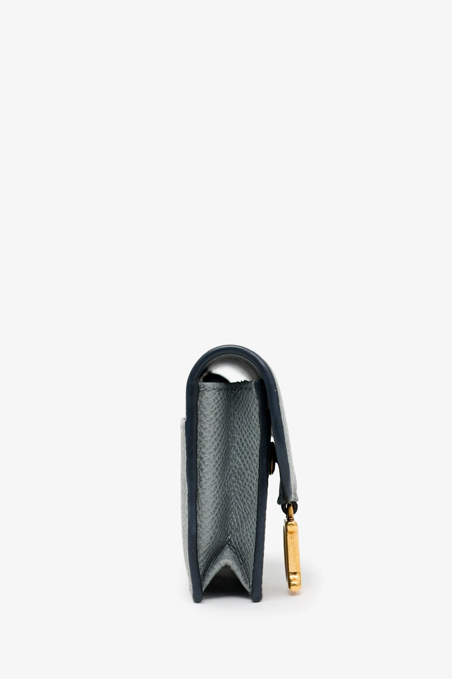 Christian Dior 2020 Grey Leather Saddle Wallet - Image 3