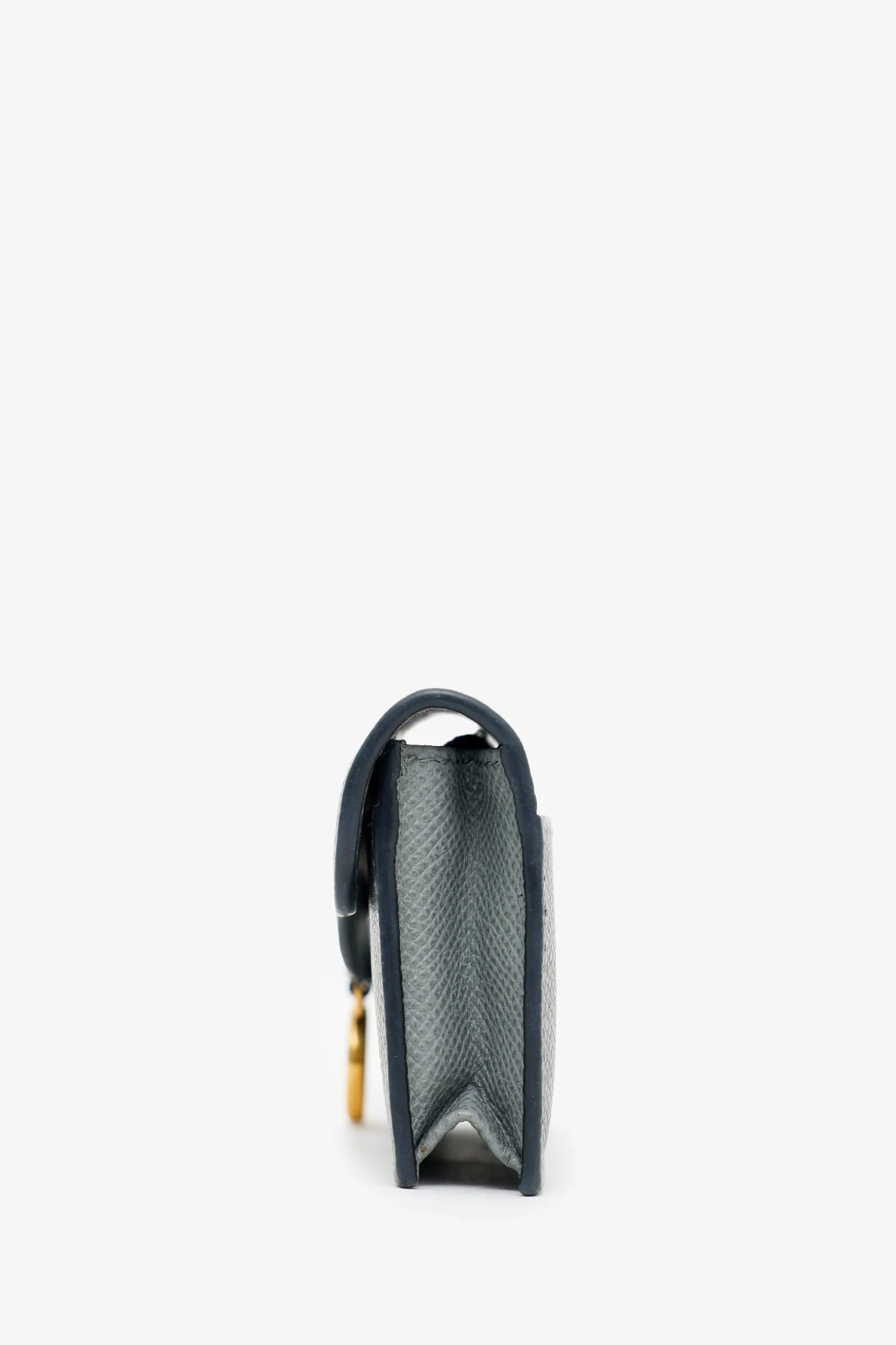 Christian Dior 2020 Grey Leather Saddle Wallet - Image 4