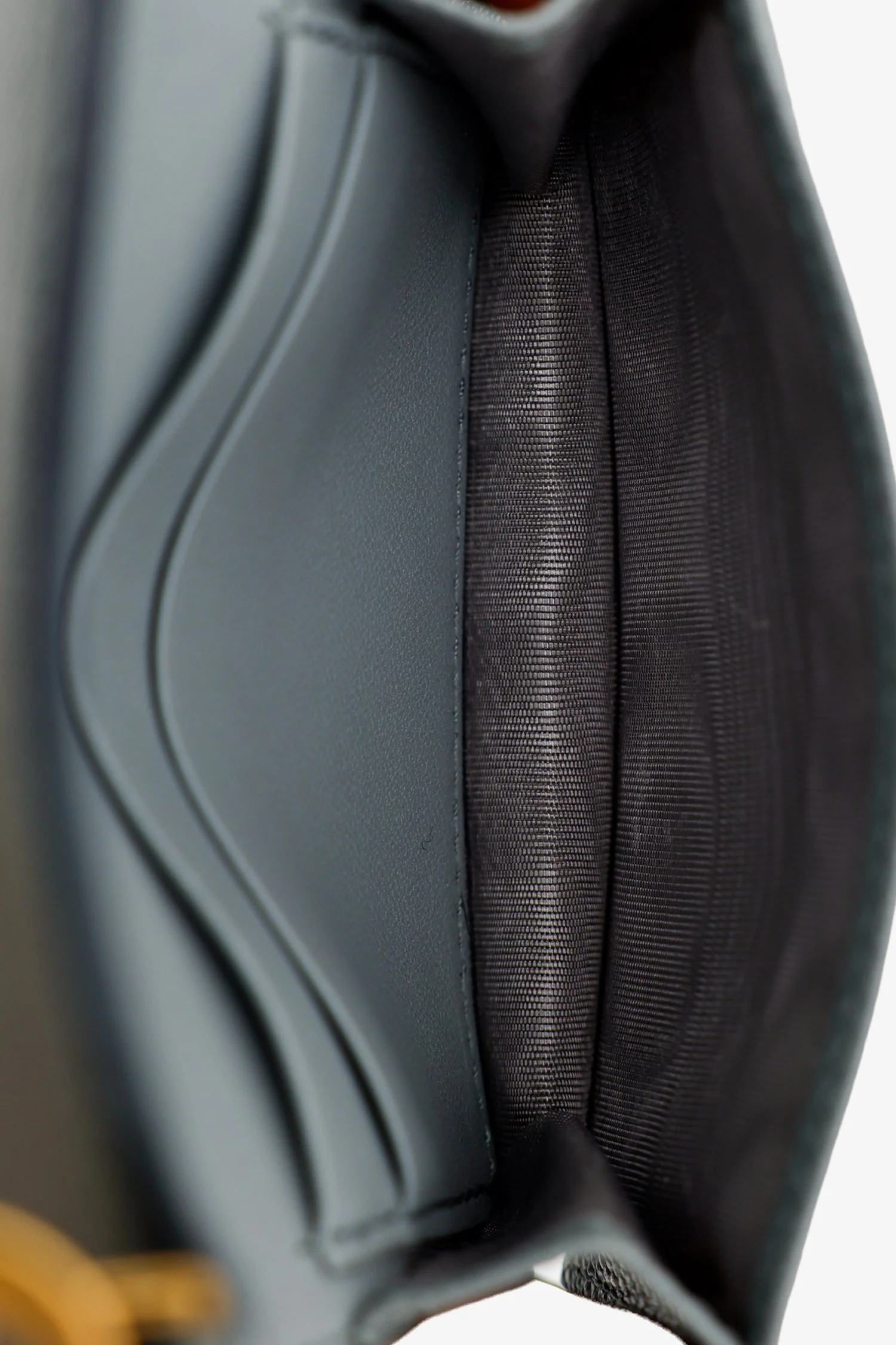 Christian Dior 2020 Grey Leather Saddle Wallet - Image 6