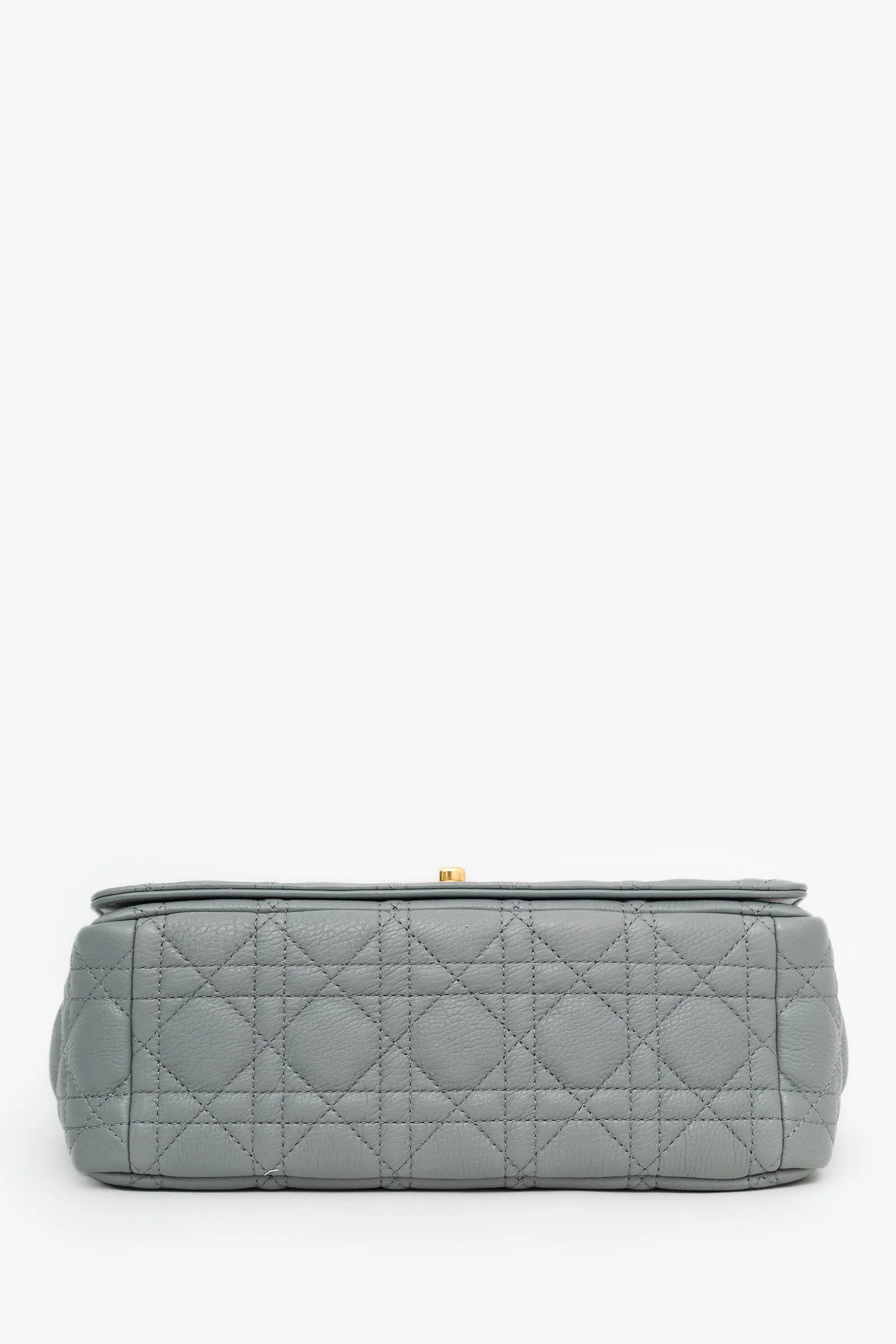 Christian Dior 2021 Blue Cannage Leather Medium Caro Shoulder Bag - Image 5