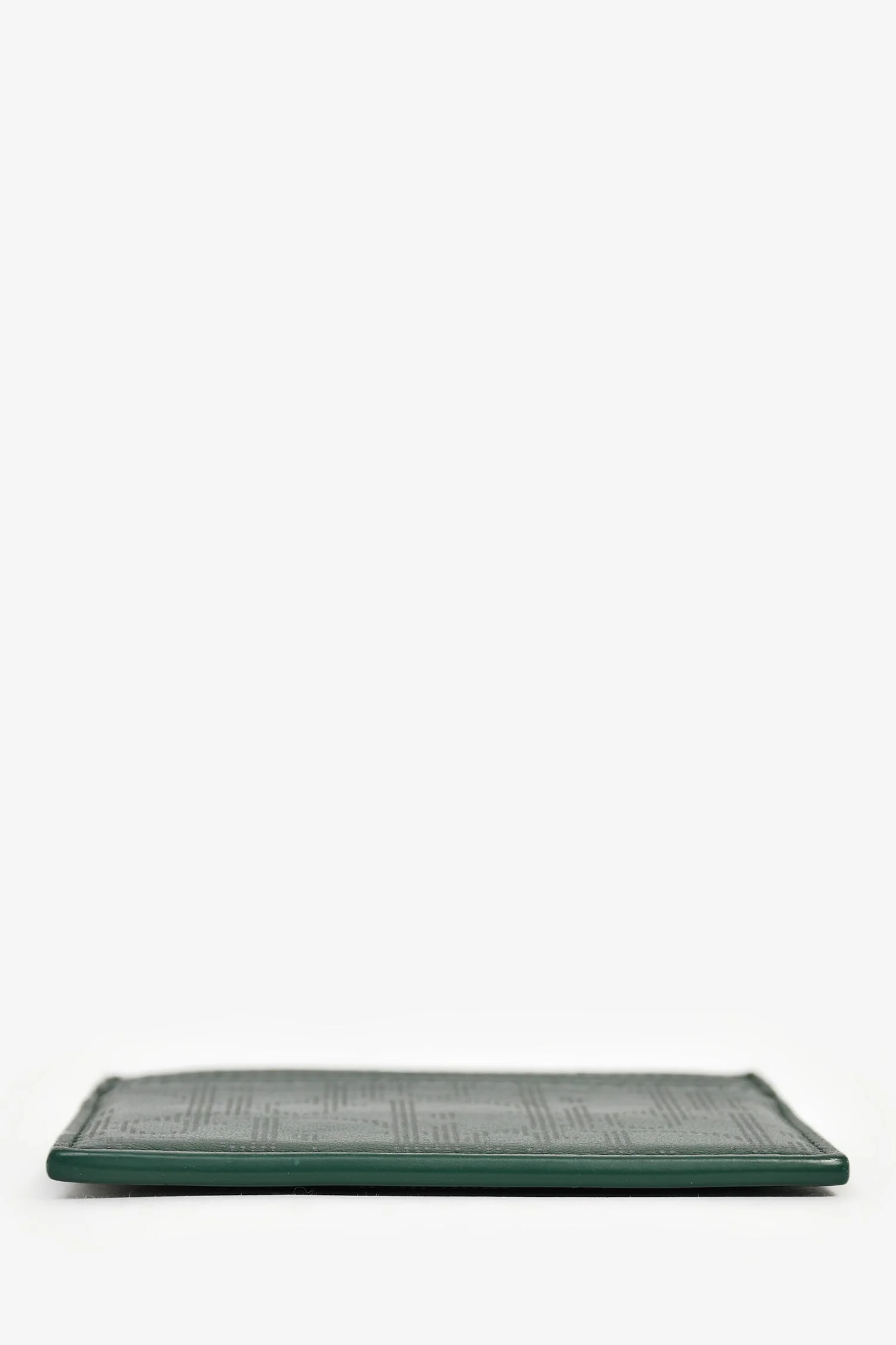Christian Dior 2021 Green Oblique Leather Card Holder - Image 5