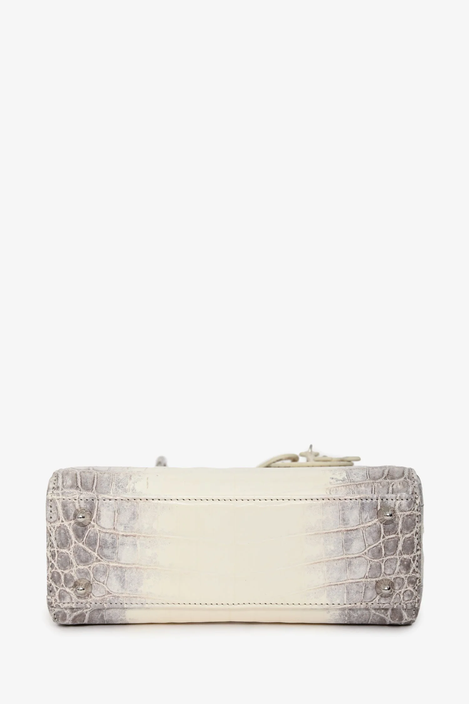 Christian Dior 2021 Niloticus Himalayan Crocodile Leather Small Lady Dior Top Handle - Image 5