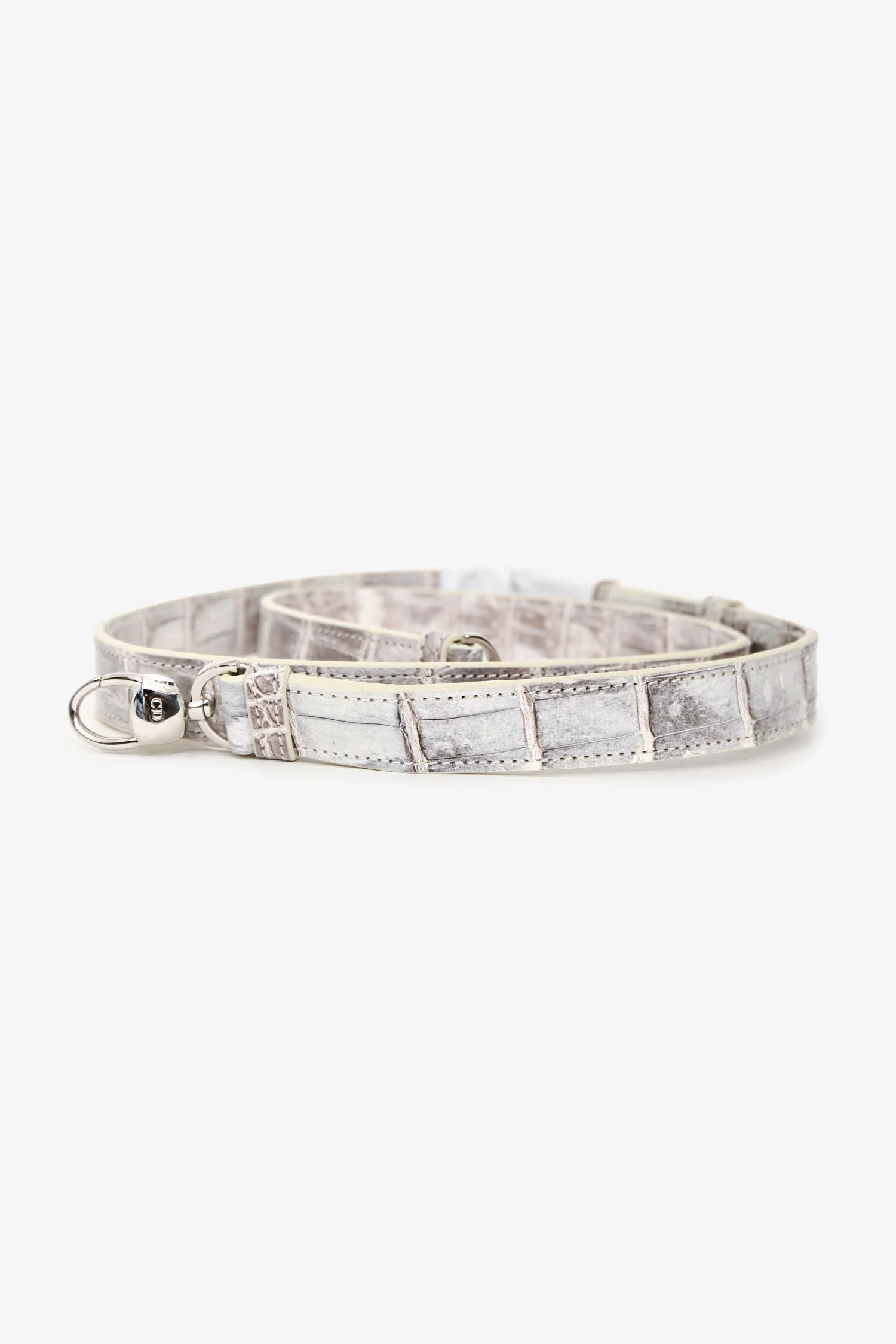 Christian Dior 2021 Niloticus Himalayan Crocodile Leather Small Lady Dior Top Handle - Image 7