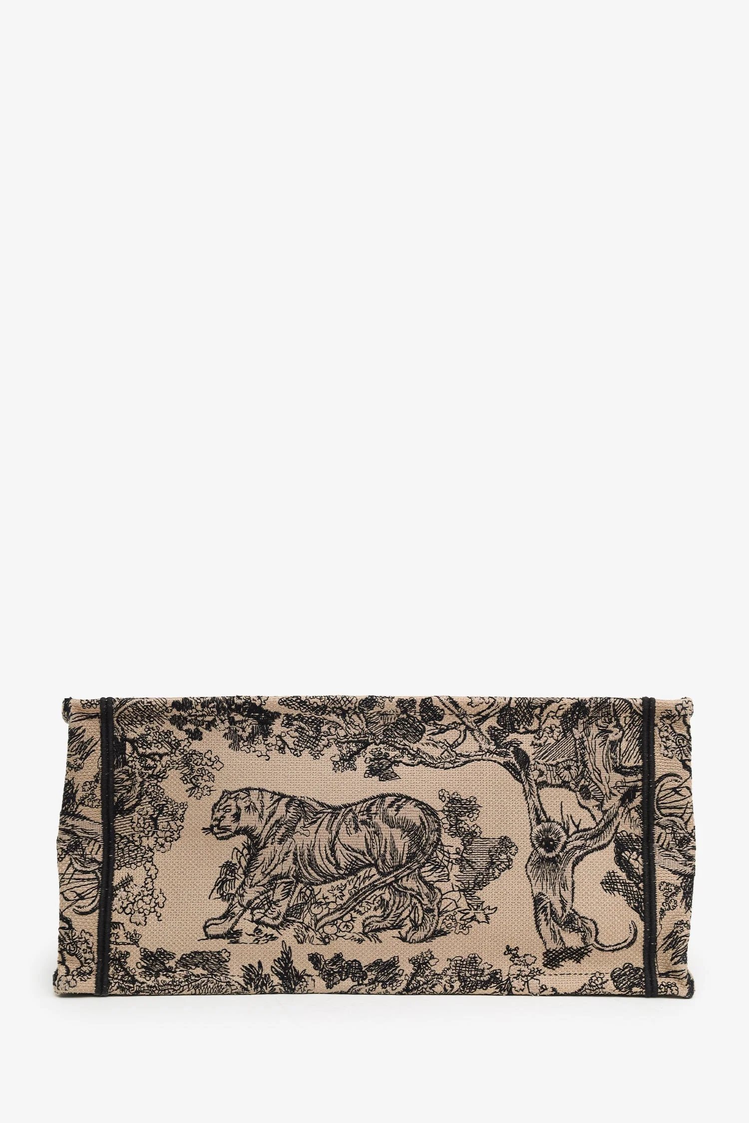 Christian Dior 2022 Beige/Black Canvas Toile de Jouy Medium Book Tote - Image 5