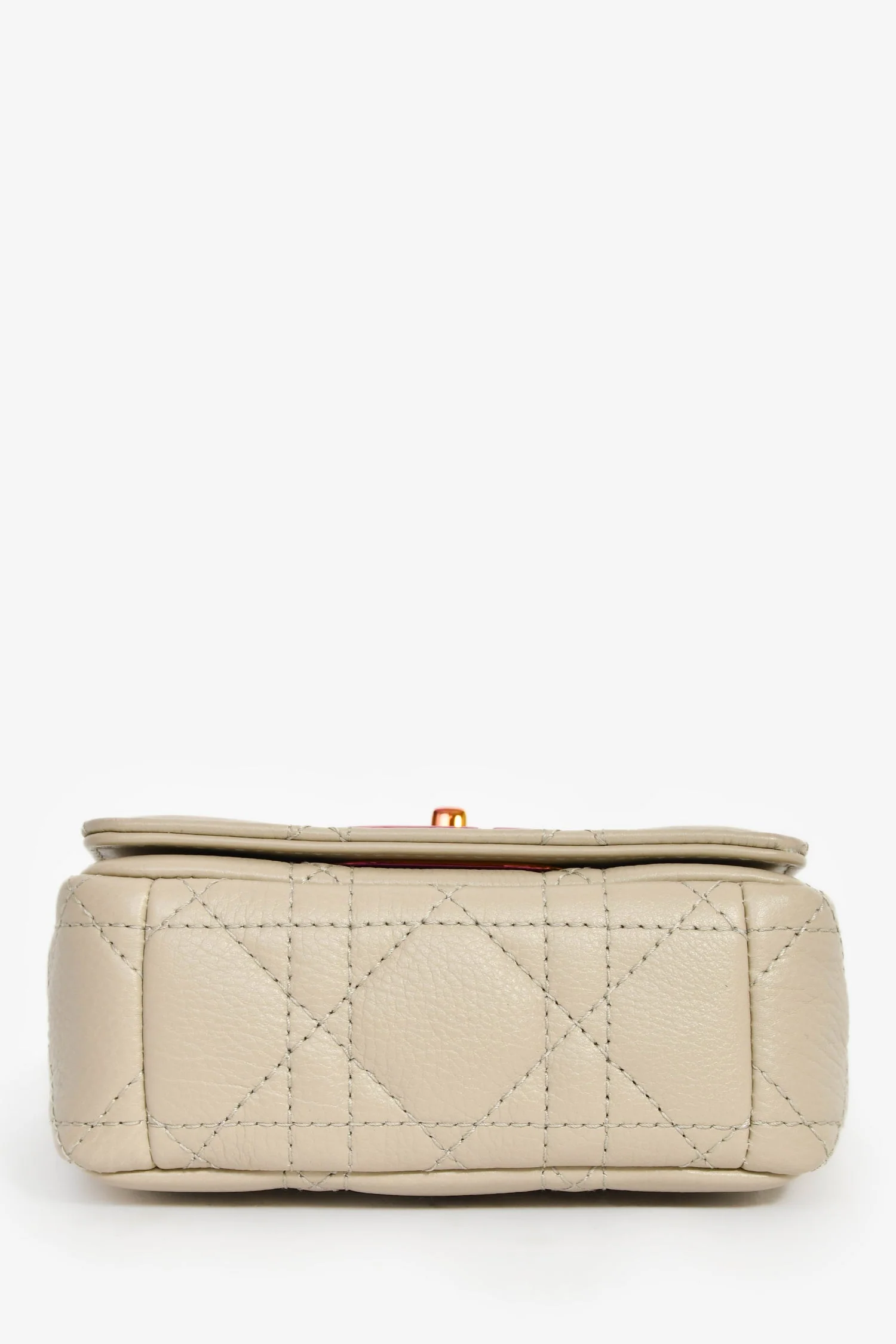 Christian Dior 2022 Grey Cannage Micro Caro Bag - Image 5