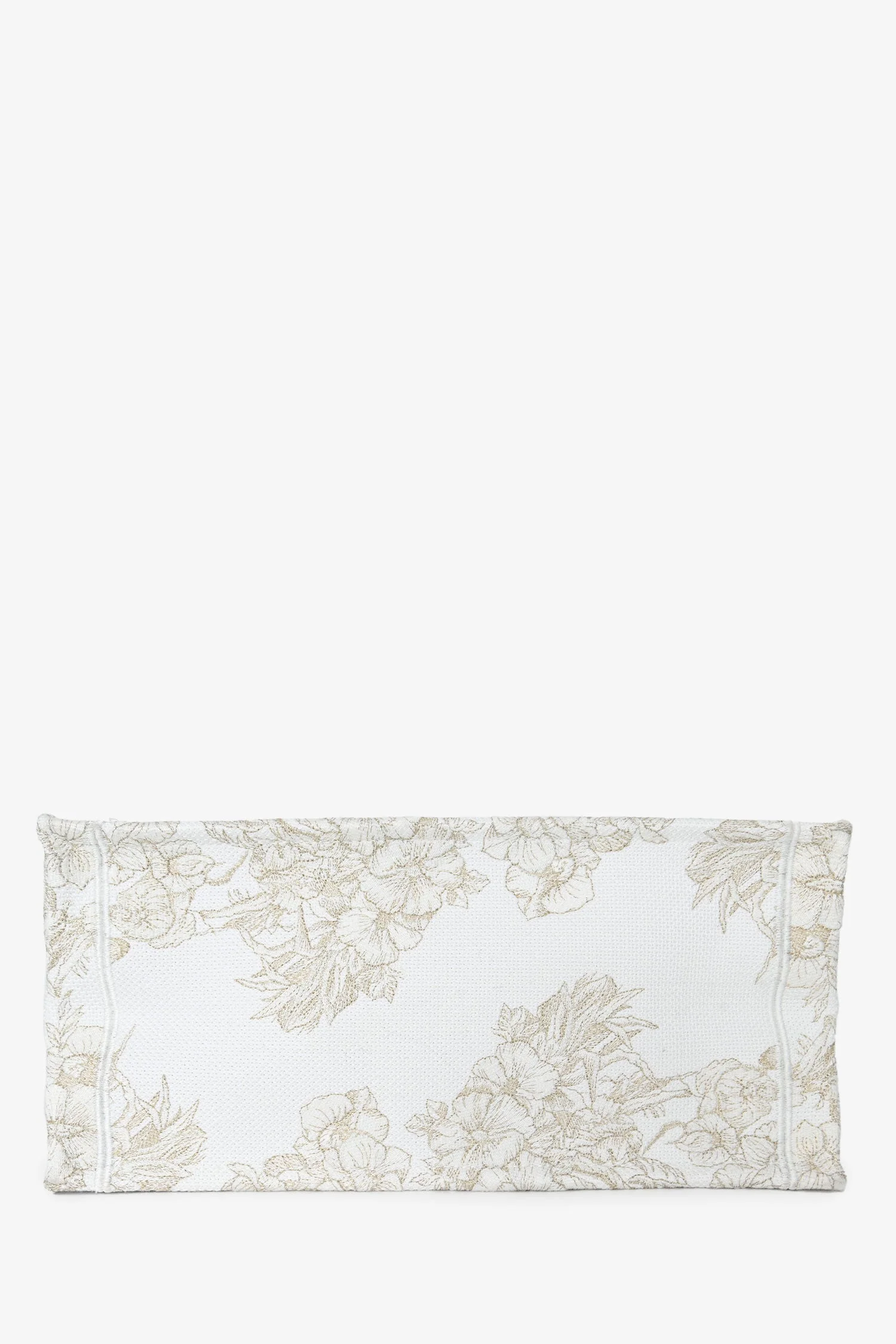 Christian Dior 2022 Metallic & White Canvas Medium Book Tote - Image 5