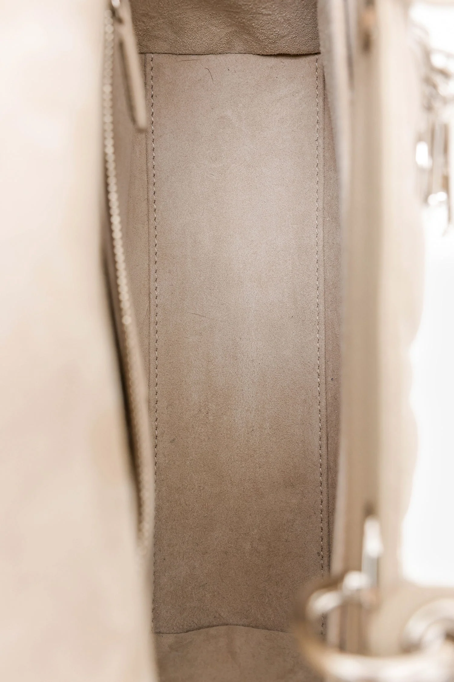 Christian Dior 2022 Taupe Grained Cannage Calfskin Medium Lady Dior Bag With Strap - Image 6