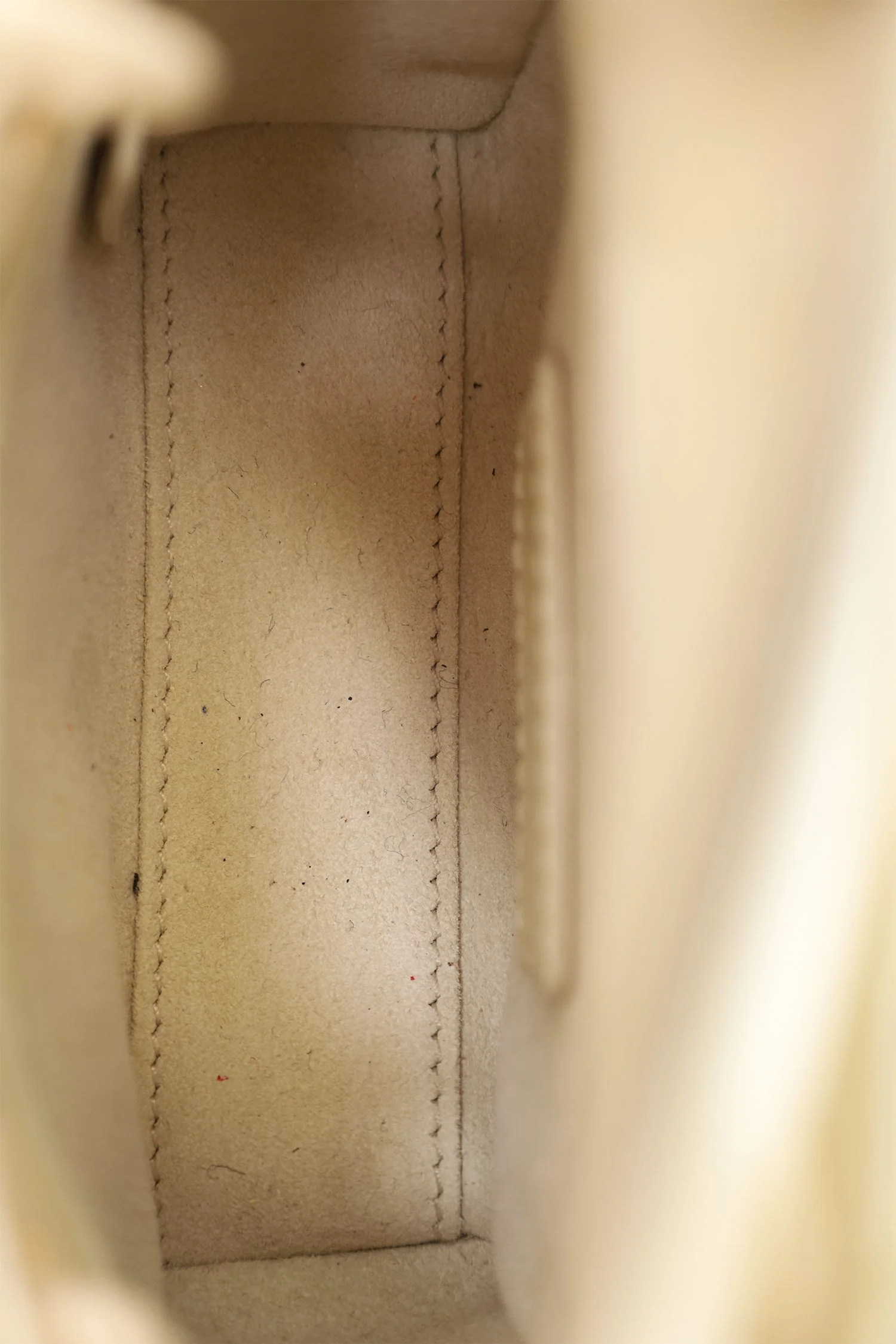 Christian Dior 2022 White Ultra Matte Calfskin Cannage Diamond Motif Micro Lady Dior - Image 7