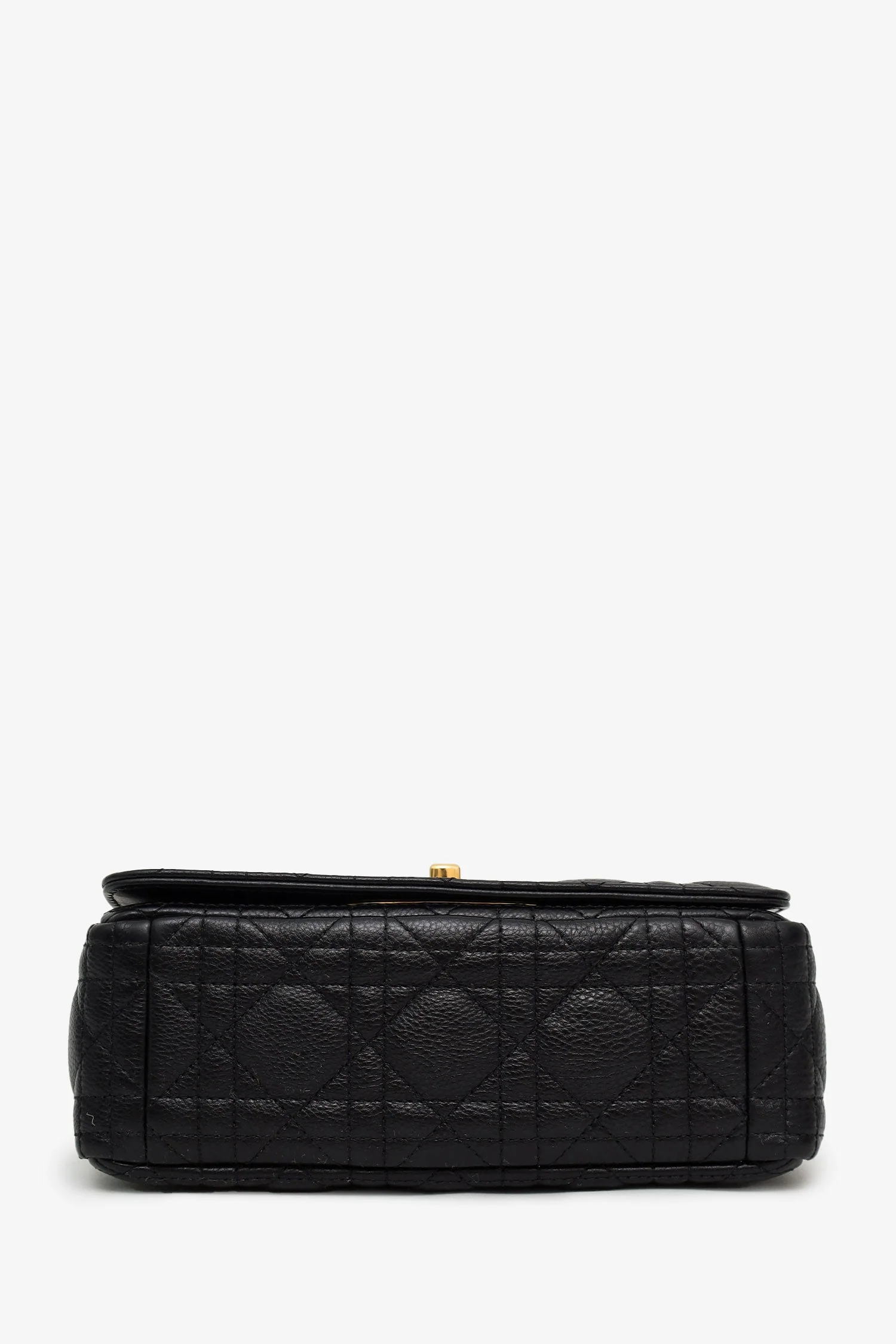 Christian Dior 2023 Black Supple Cannage Calfskin Leather Small Dior Caro Bag - Image 5