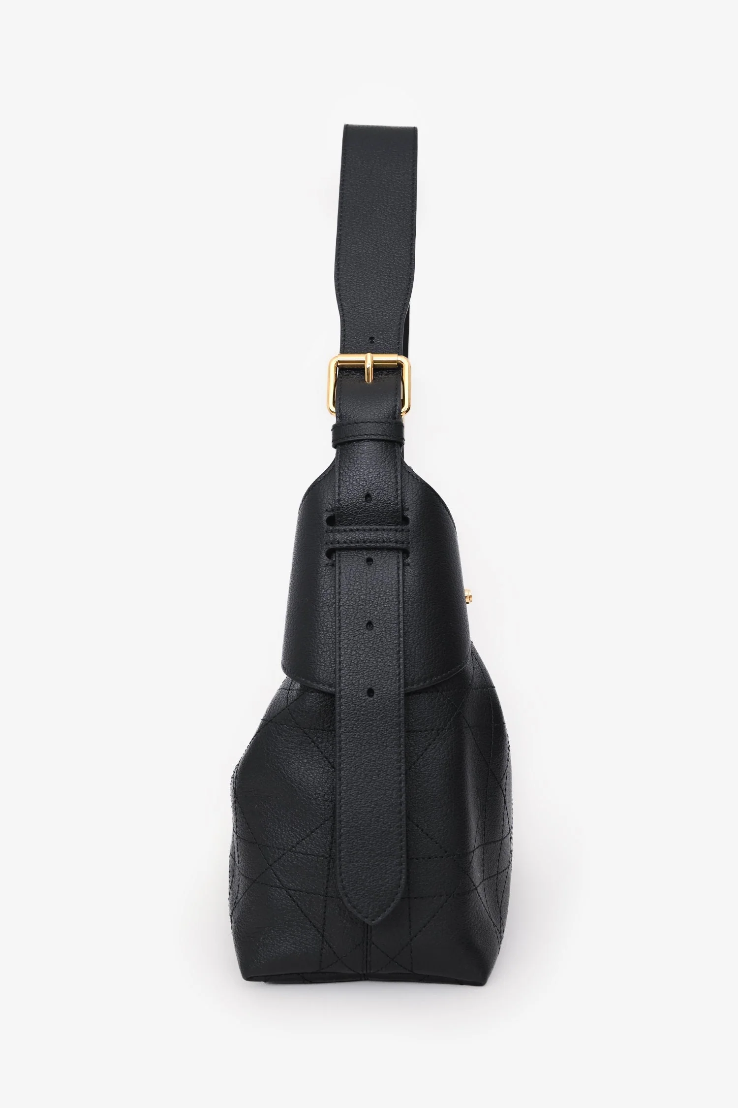 Christian Dior 2025 Black Flat Macrocannage Medium Dior Voyage Bag GHW - Image 4
