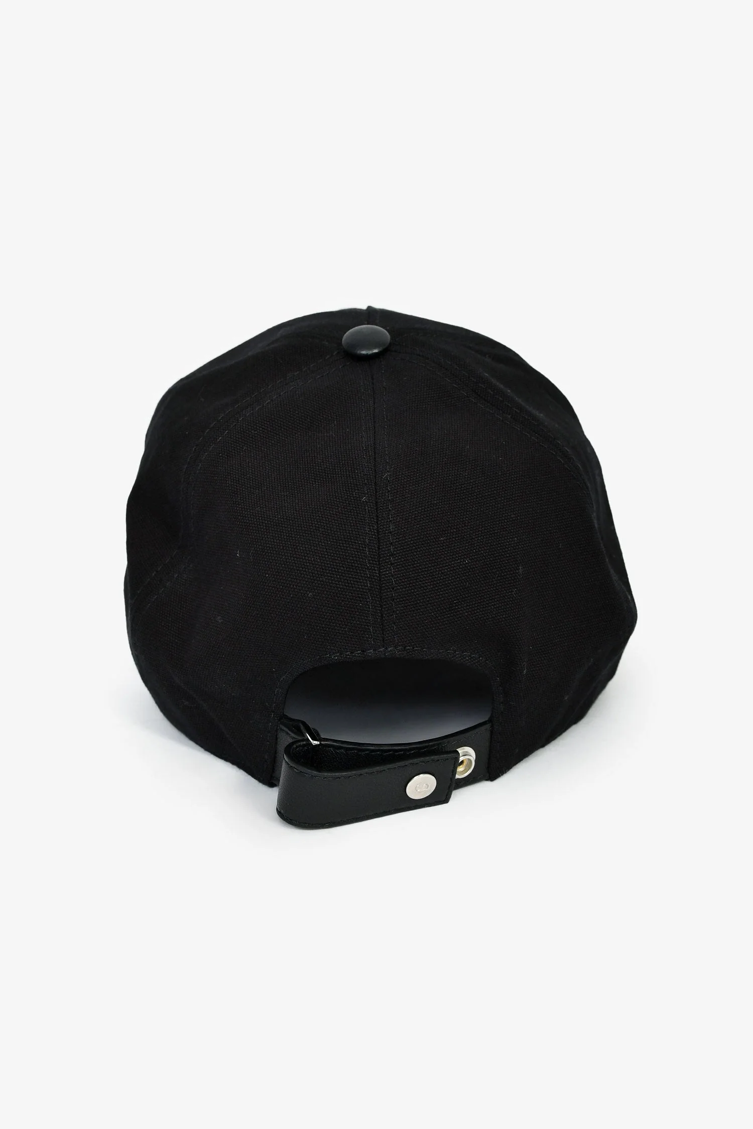Christian Dior Black Cotton 'Couture' Logo Baseball Hat Size M - Image 3
