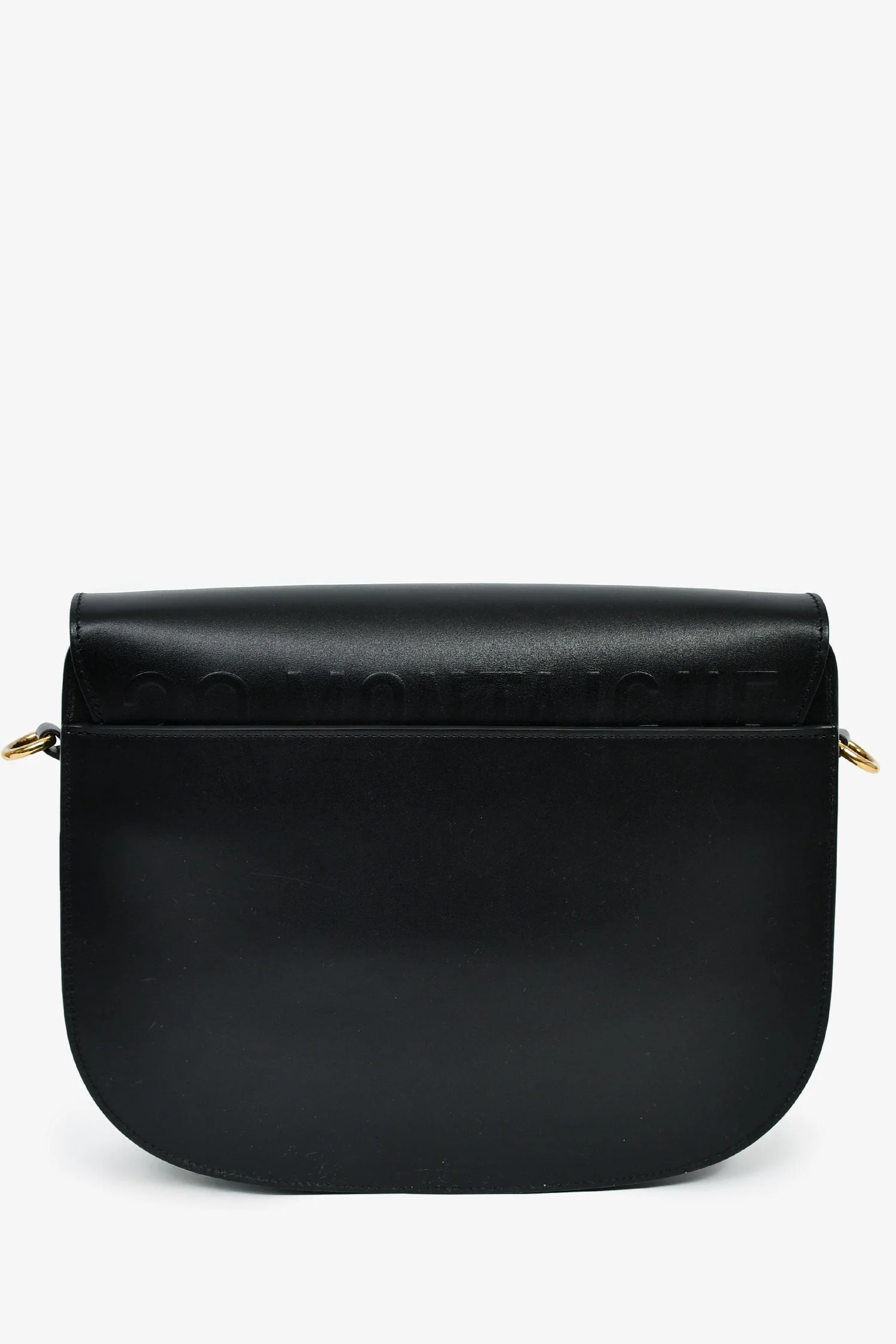 Christian Dior Black Leather Large Bobby Oblique Canvas Strap Crossbody Bag - Image 2