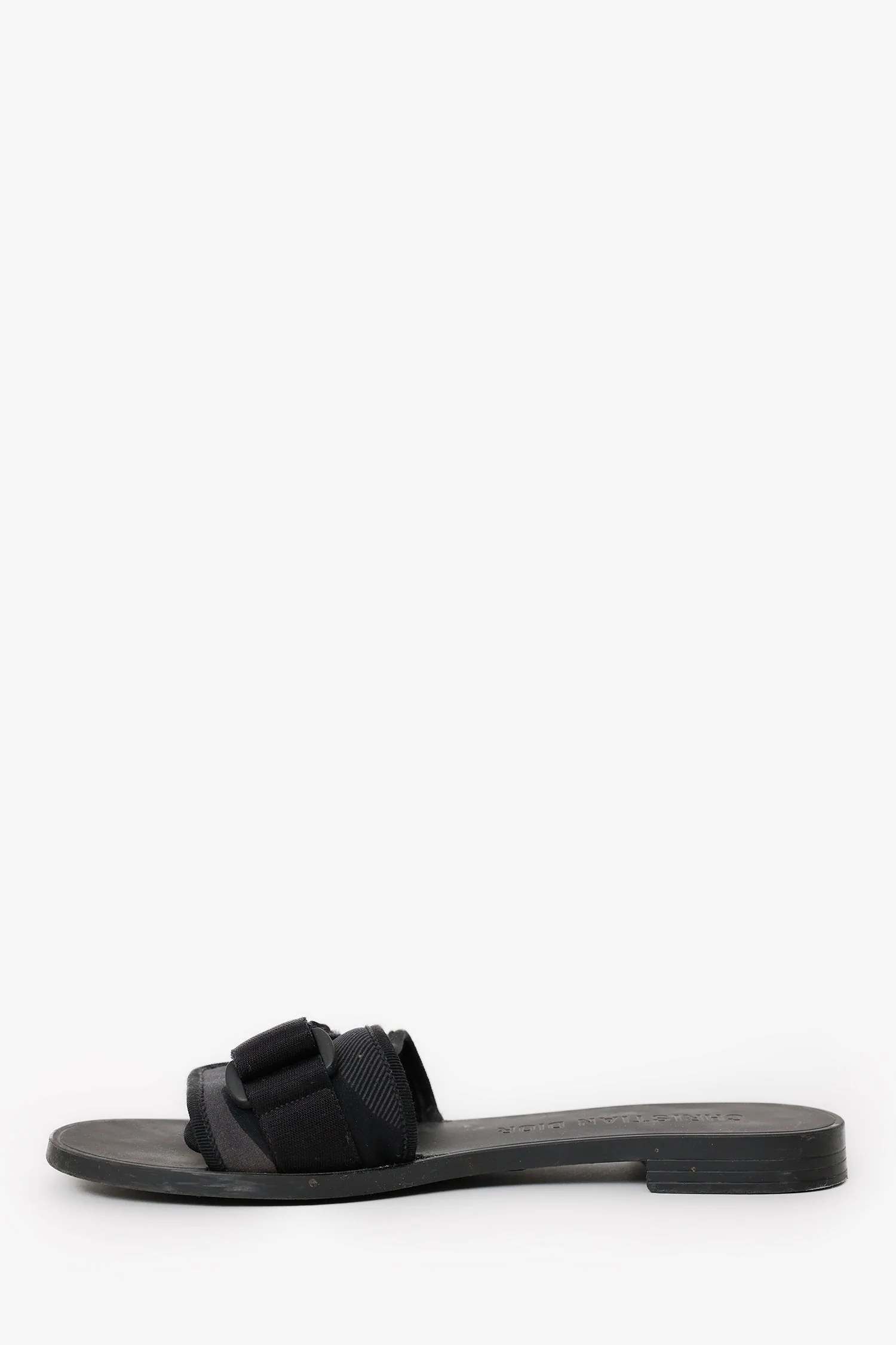 Christian Dior Black Nylon Dio(r)evolution Dway Slide Sandals Size 40 - Image 5