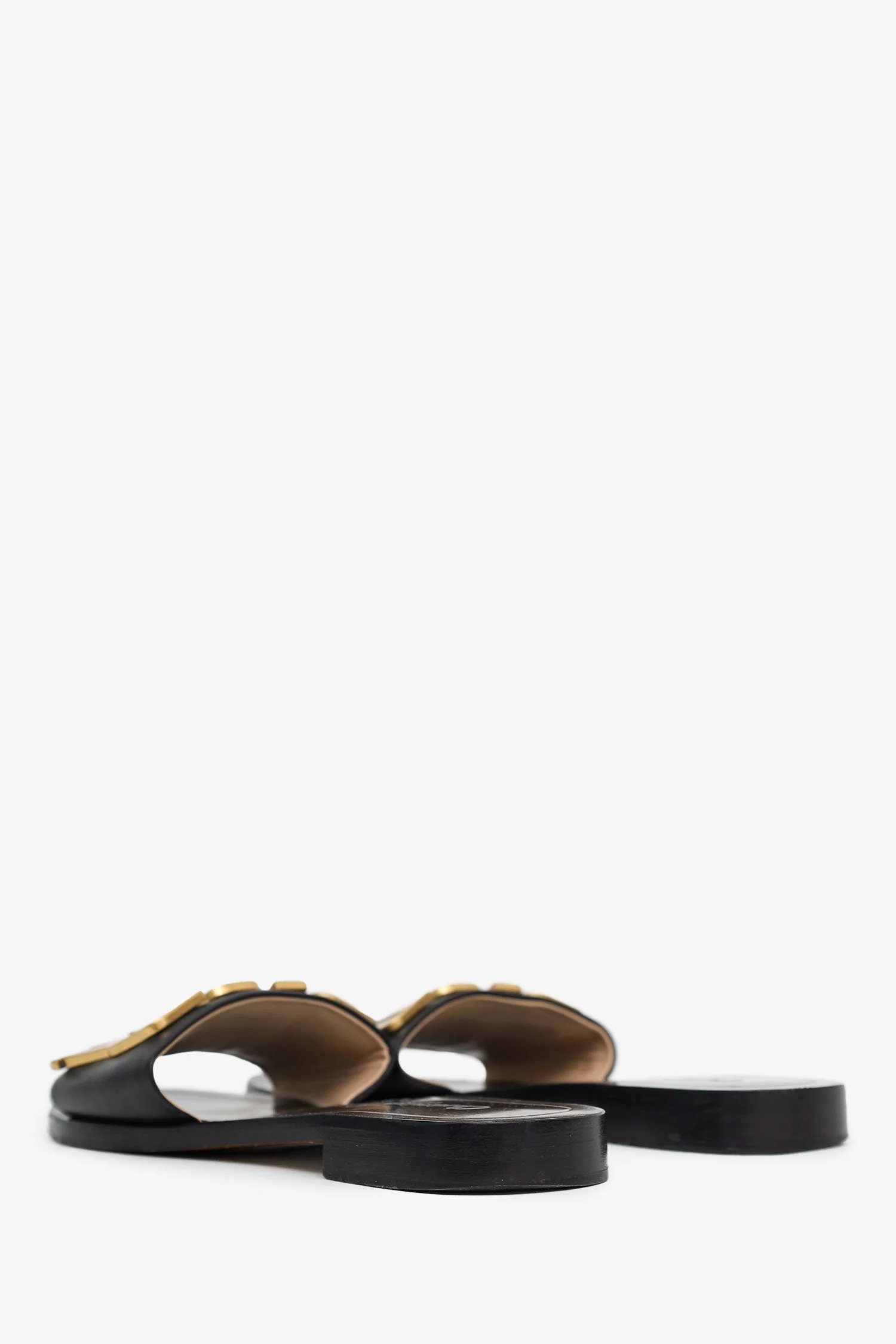 Christian Dior Black 'Revolution' Logo Slide Sandals Size 35 - Image 4
