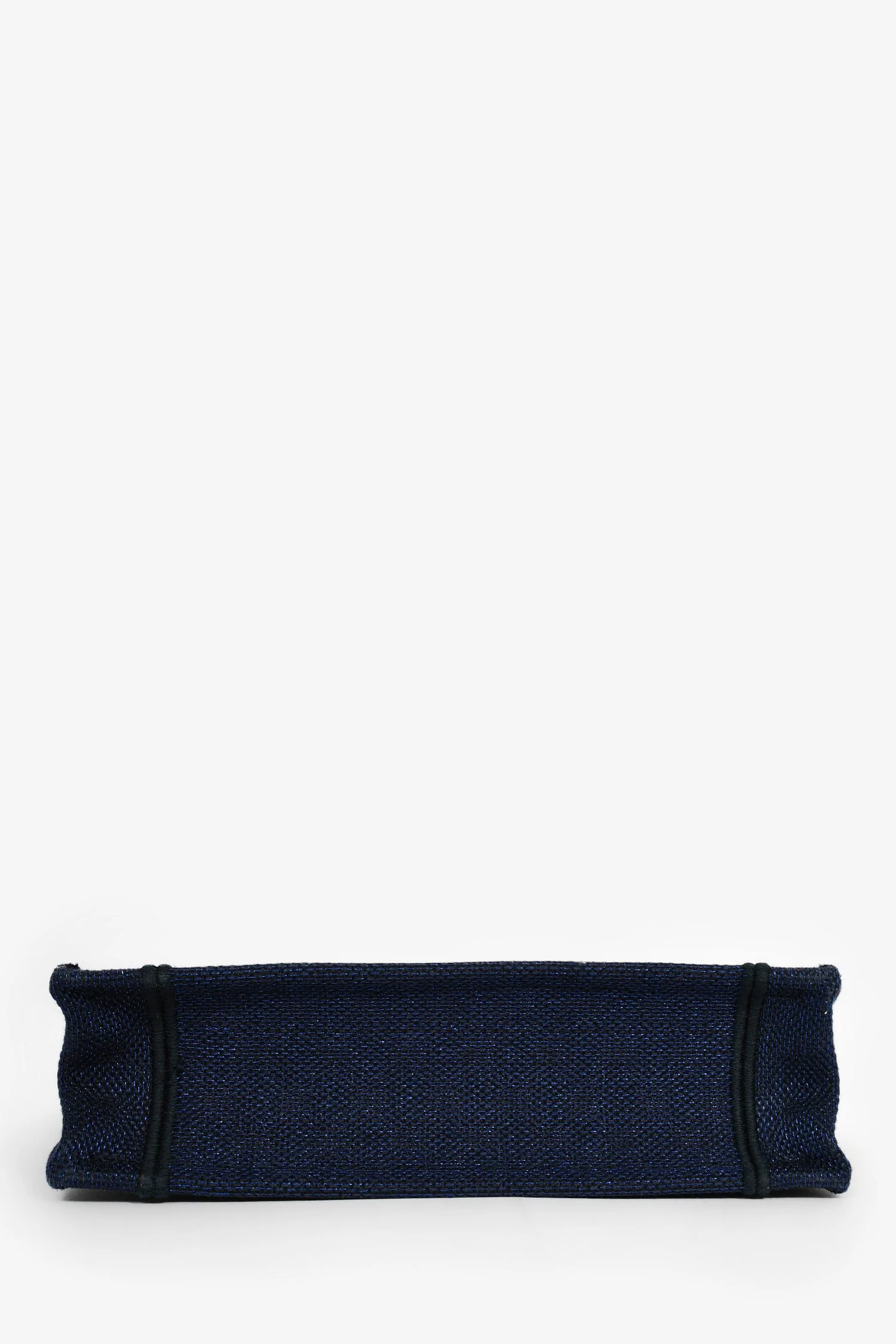Christian Dior Blue Embroidered Canvas Tie-Dye Mini Book Tote - Image 5