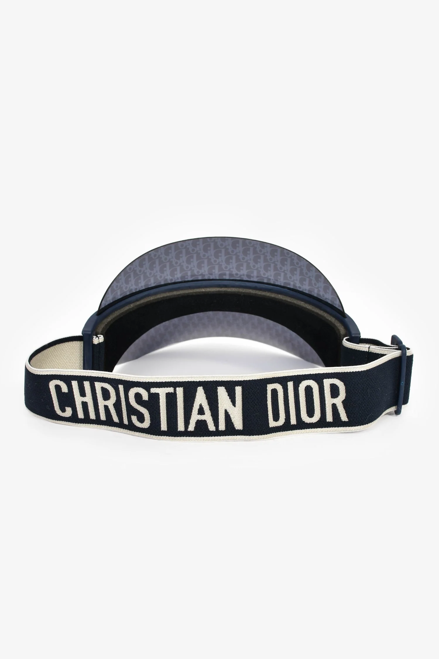 Christian Dior Blue Oblique 'Diorclub' Visor - Image 3