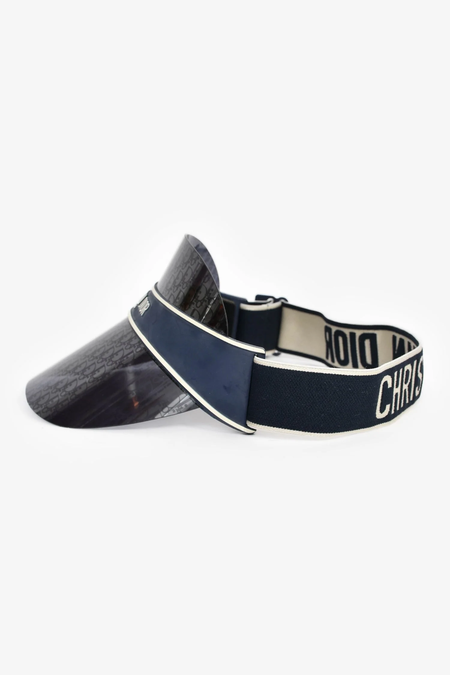 Christian Dior Blue Oblique 'Diorclub' Visor - Image 4