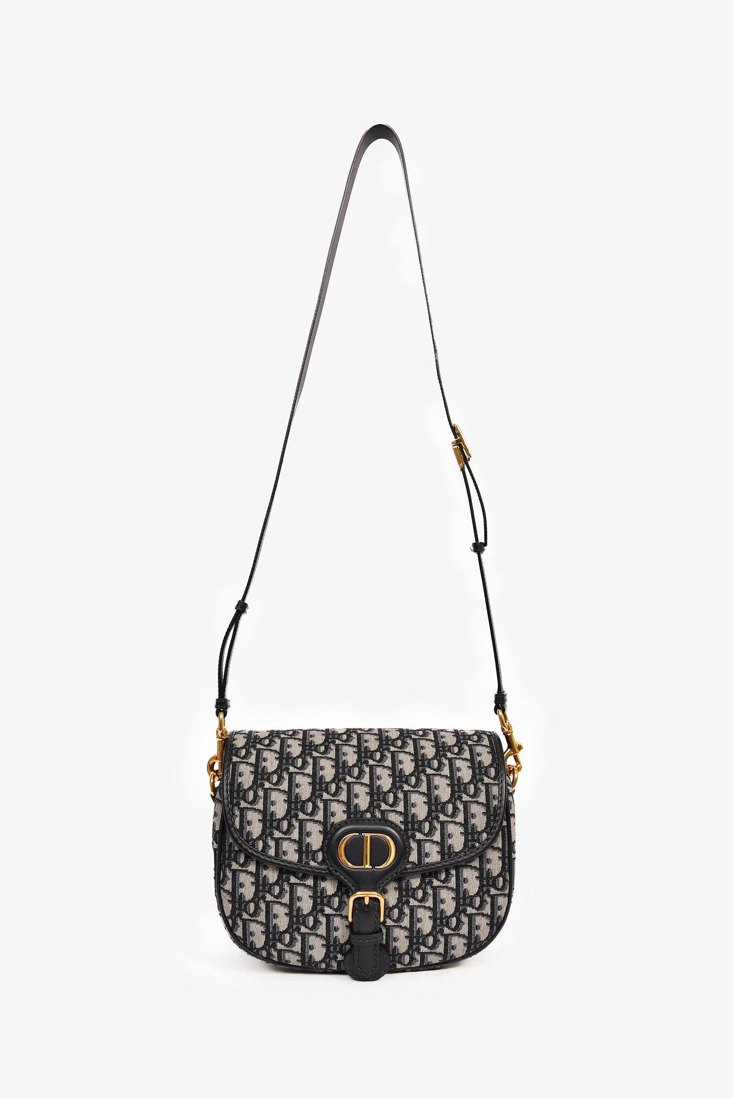 Christian Dior Blue Oblique Medium Bobby Bag - Image 7