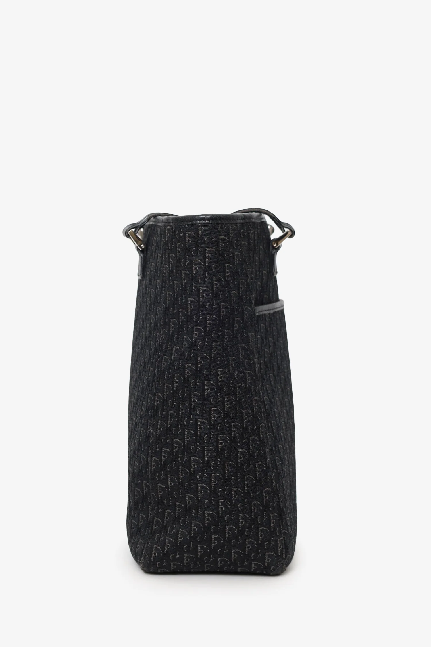 Christian Dior Gery Canvas Oblique 'Diorissimo' Trotter Tote Bag - Image 3