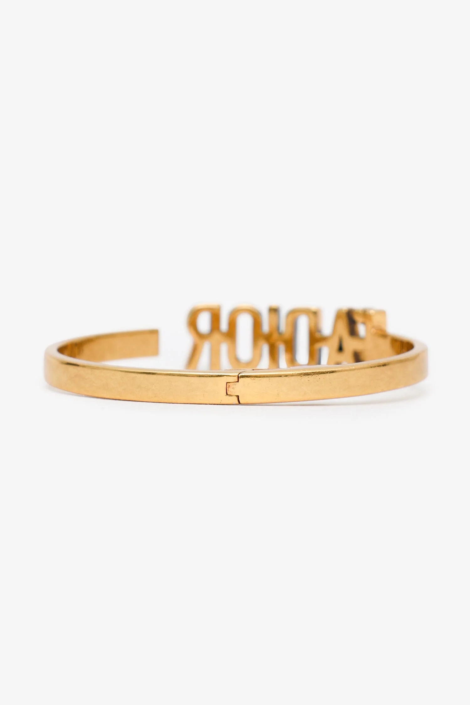 Christian Dior Gold Tone Metal J'aDior Bracelet - Image 3