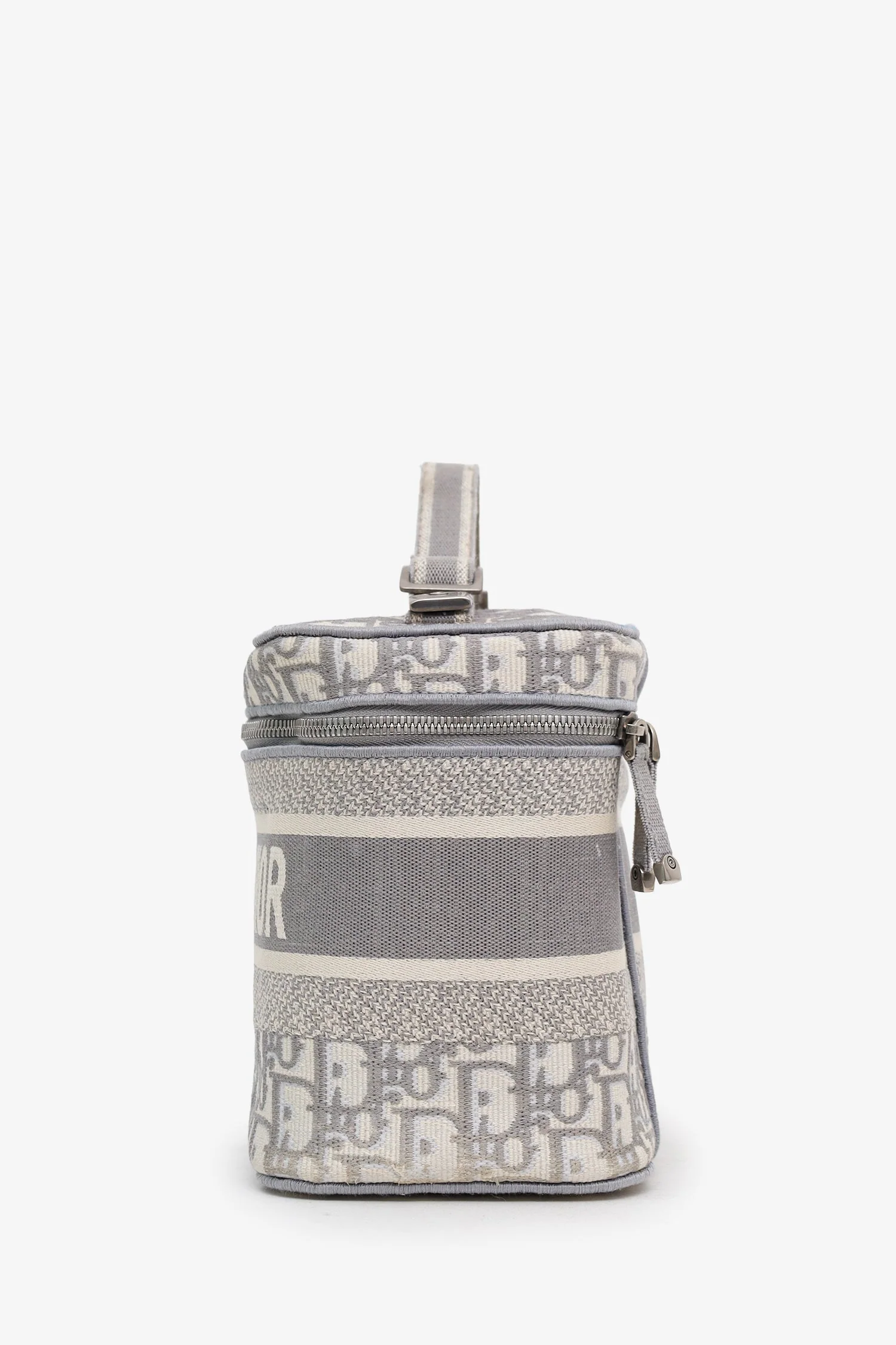 Christian Dior Grey Oblique Monogram Dior travel Vanity Case - Image 3