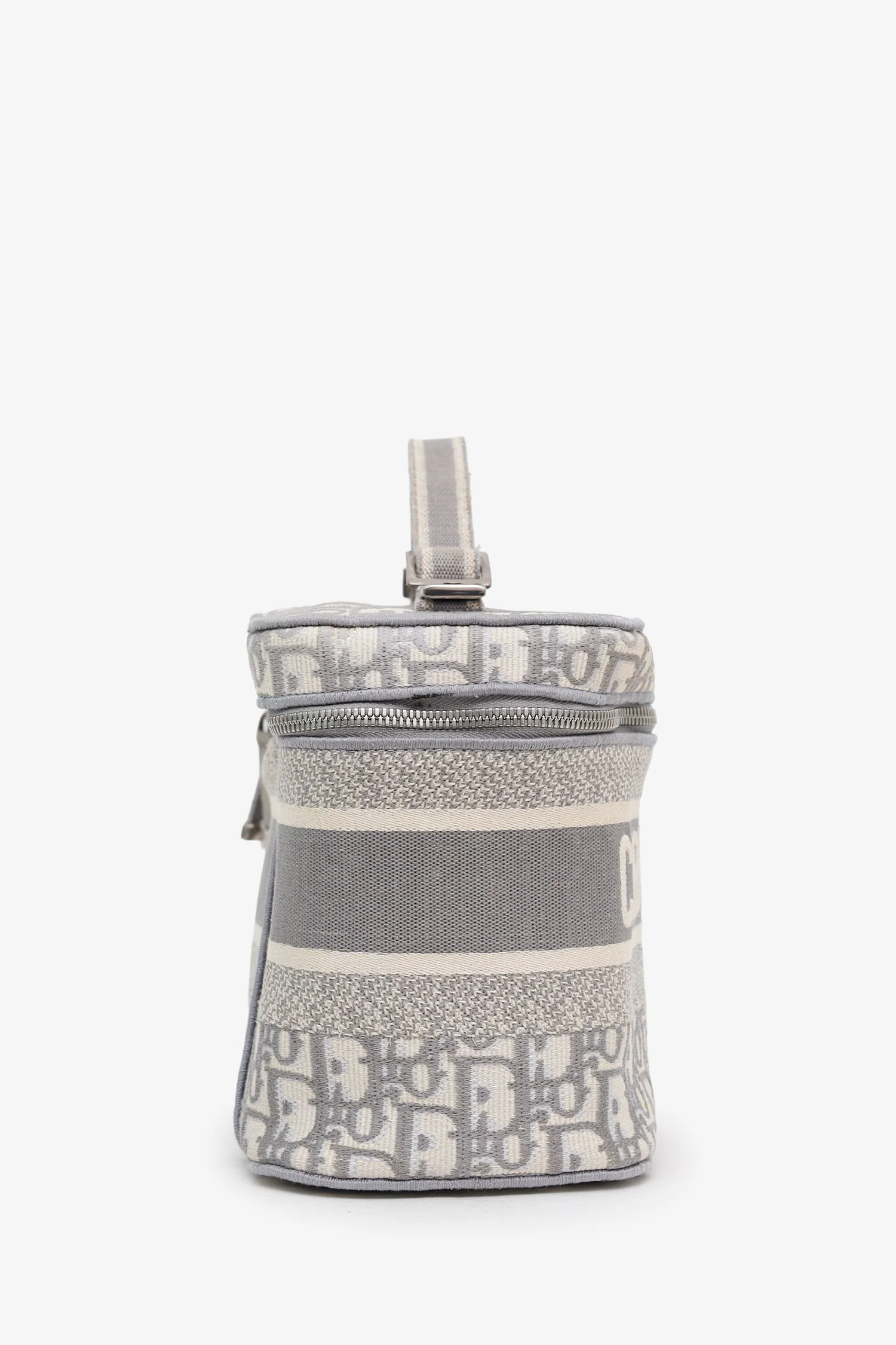 Christian Dior Grey Oblique Monogram Dior travel Vanity Case - Image 4