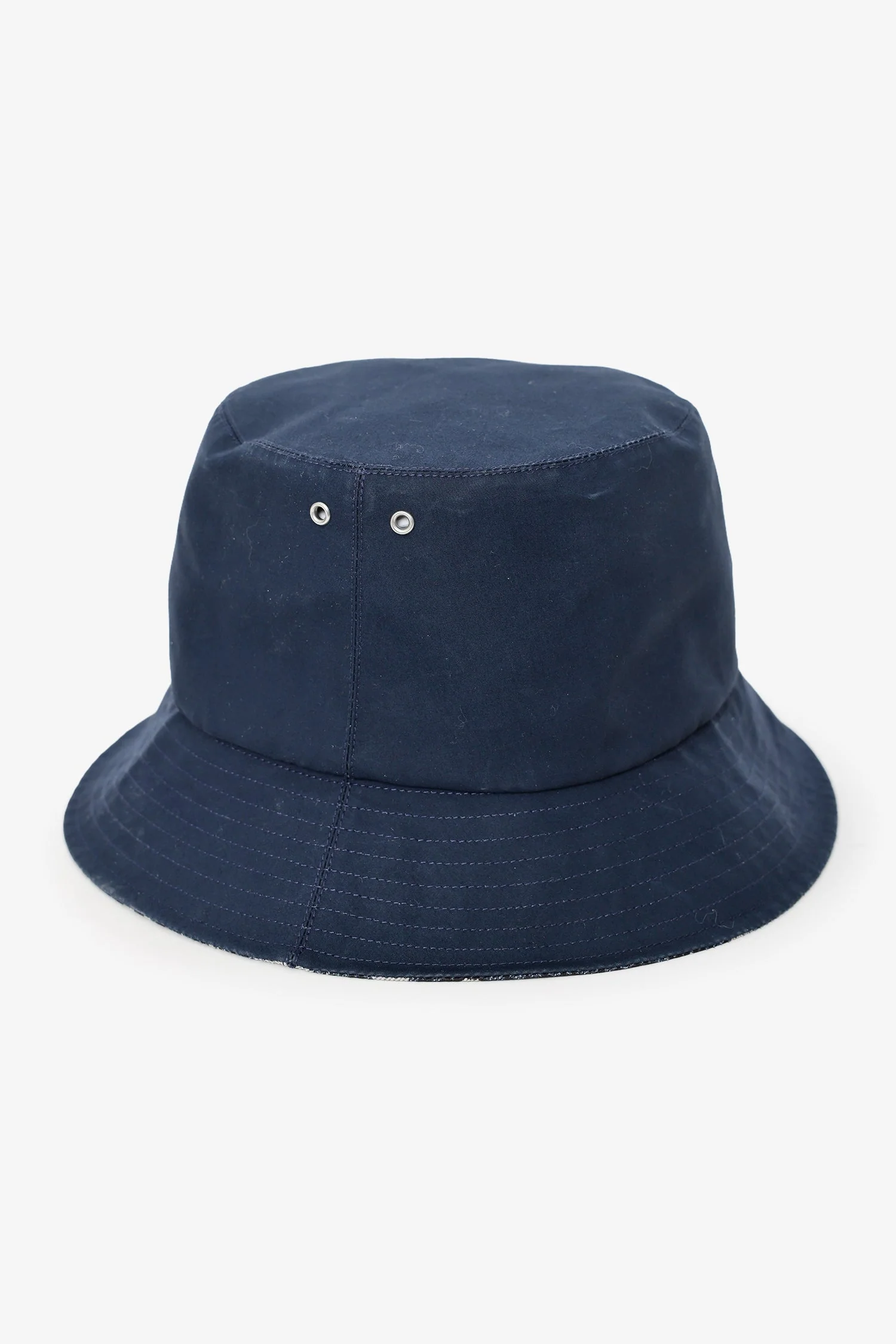 Christian Dior Navy Blue Oblique Reversible Bucket Hat Size 57 - Image 2