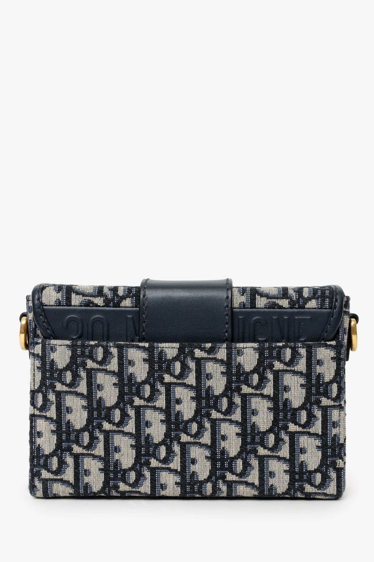 Christian Dior Navy Oblique Montaigne 30 Box Bag - Image 3