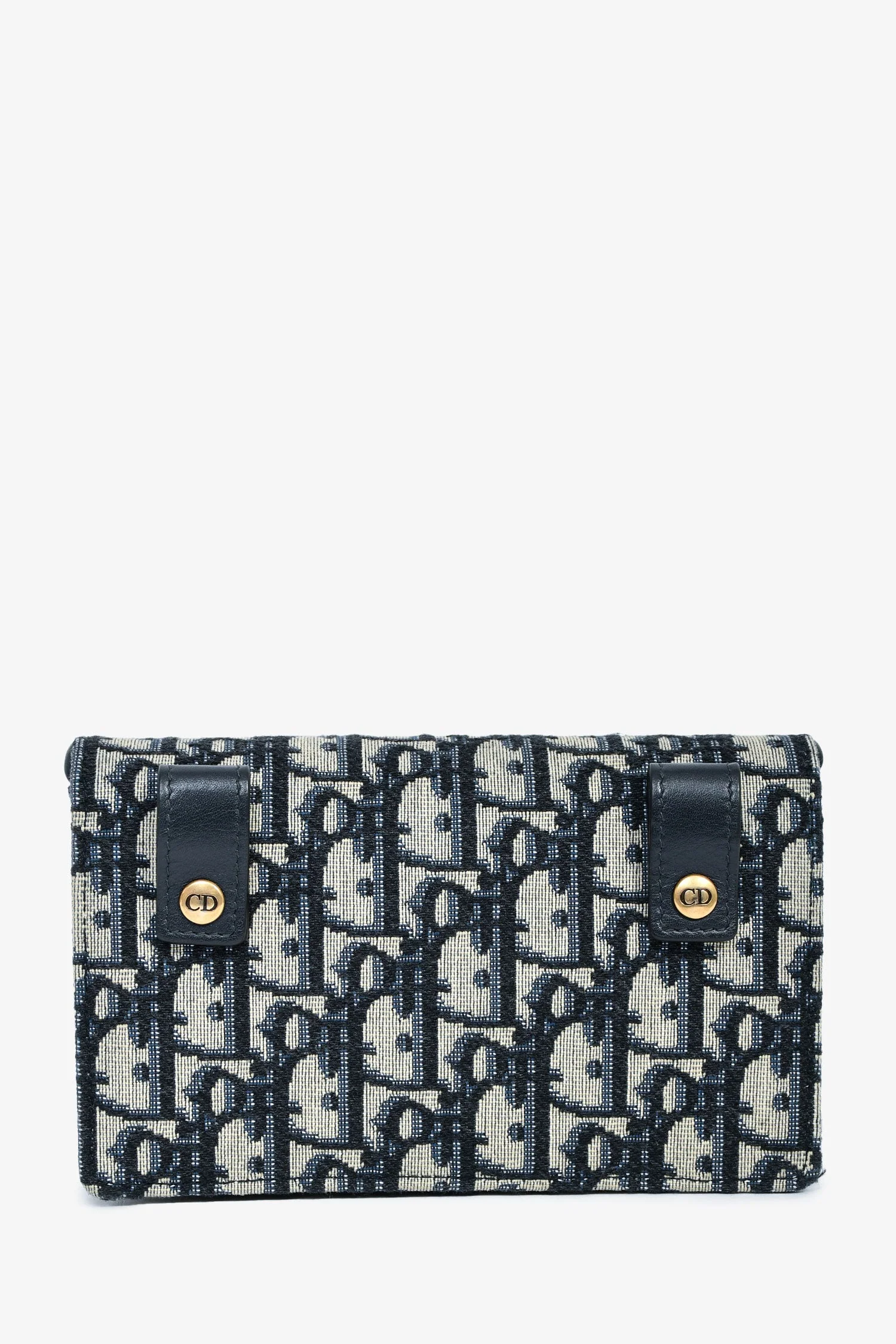 Christian Dior Navy Oblique Saddle Belt Bag - Image 2
