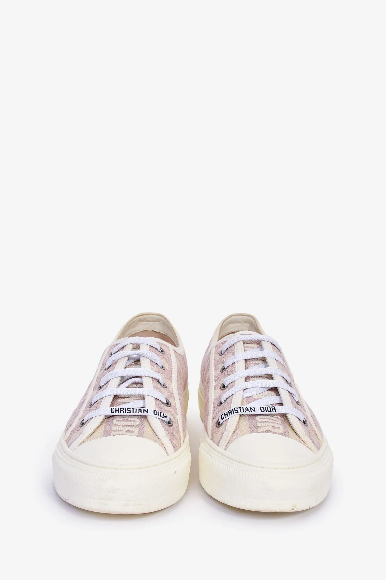 Christian Dior Pink Oblique Walk'n'Dior Sneakers Size 39 - Image 3