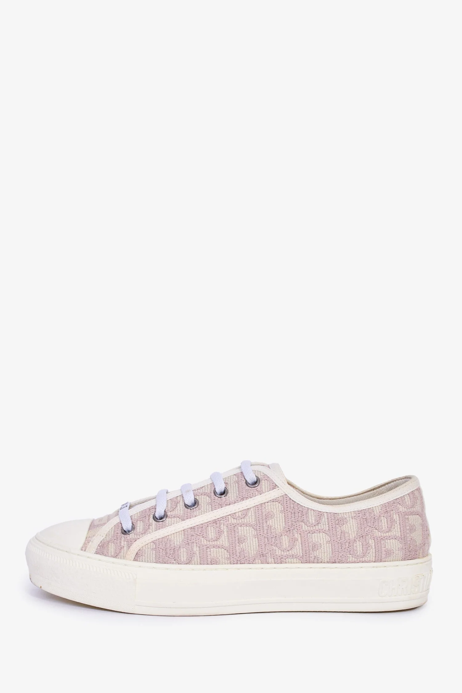 Christian Dior Pink Oblique Walk'n'Dior Sneakers Size 39 - Image 5