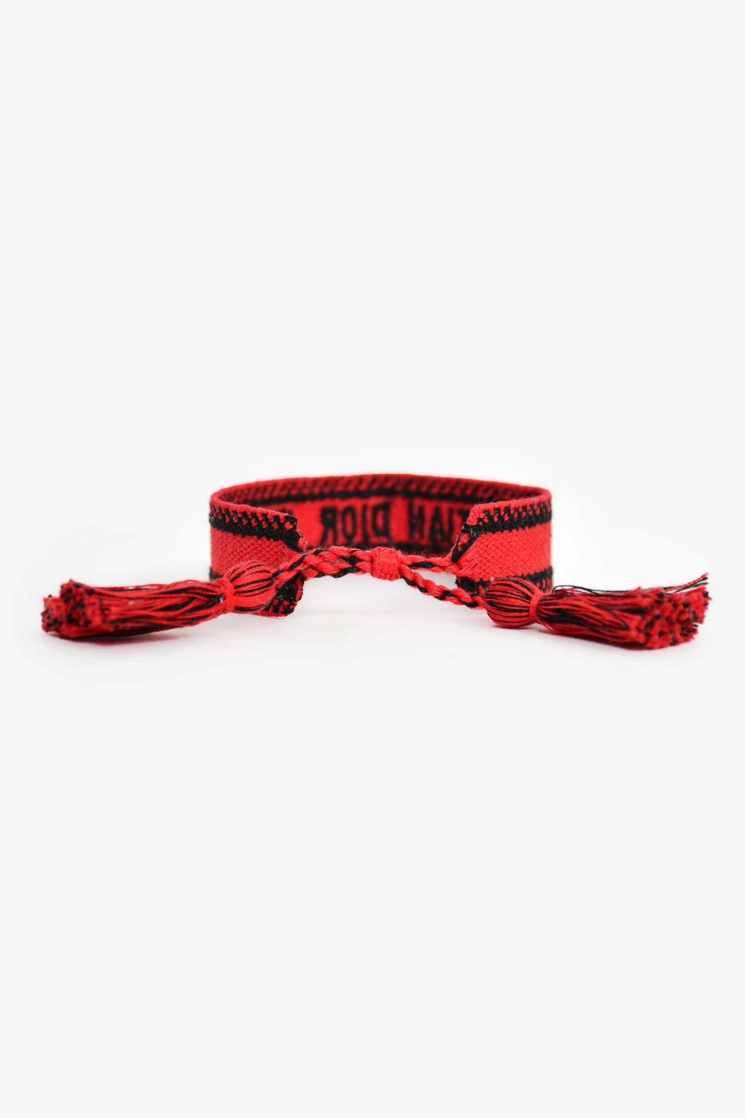 Christian Dior Red 'Friendship' Bracelet - Image 3