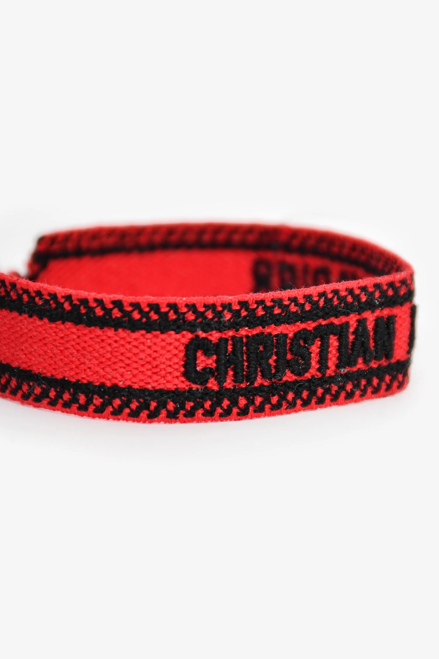 Christian Dior Red 'Friendship' Bracelet - Image 4