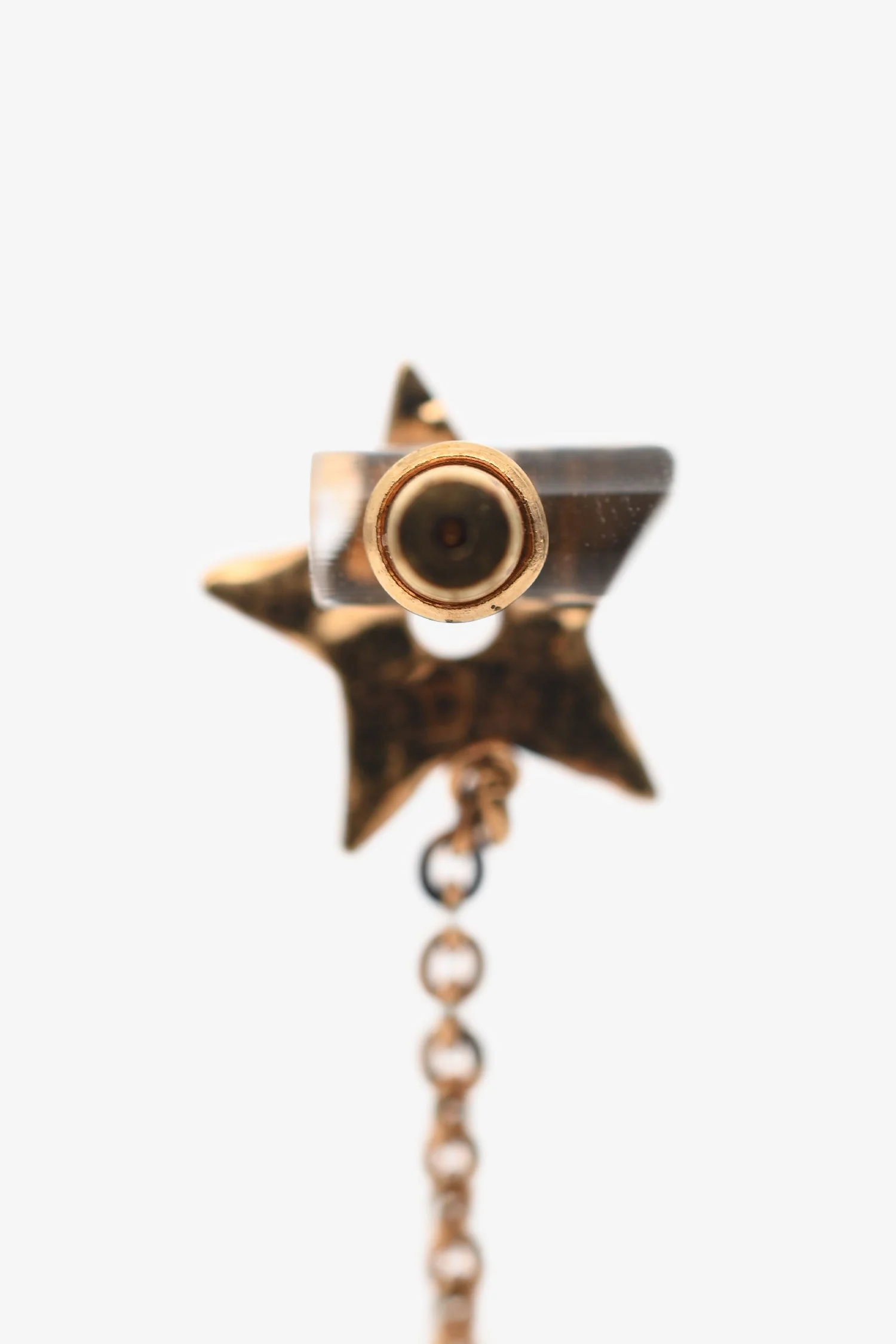 Christian Dior Resin Zodiaddict Lion Earrings - Image 3