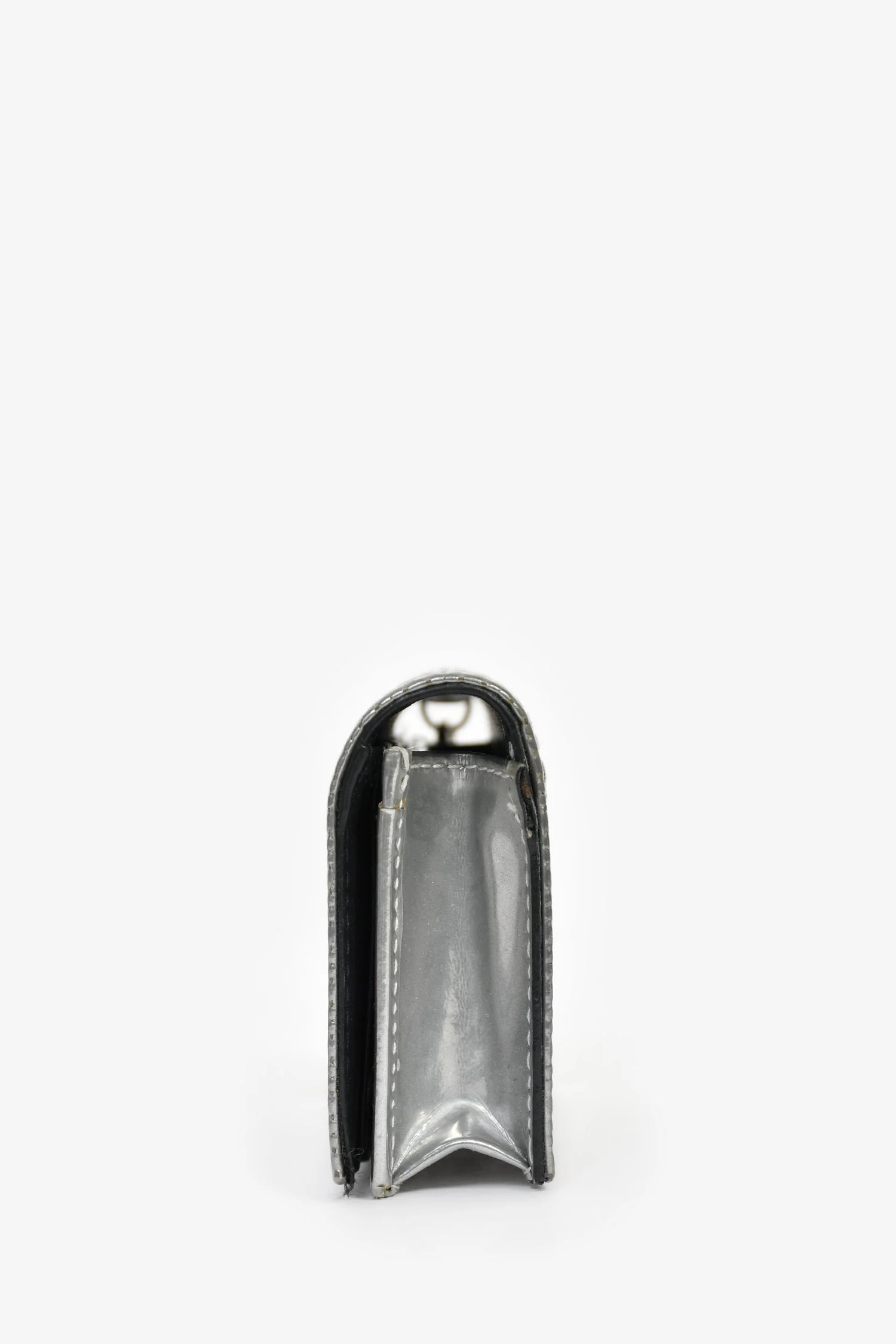 Christian Dior Silver Micro Cannage Wallet - Image 4