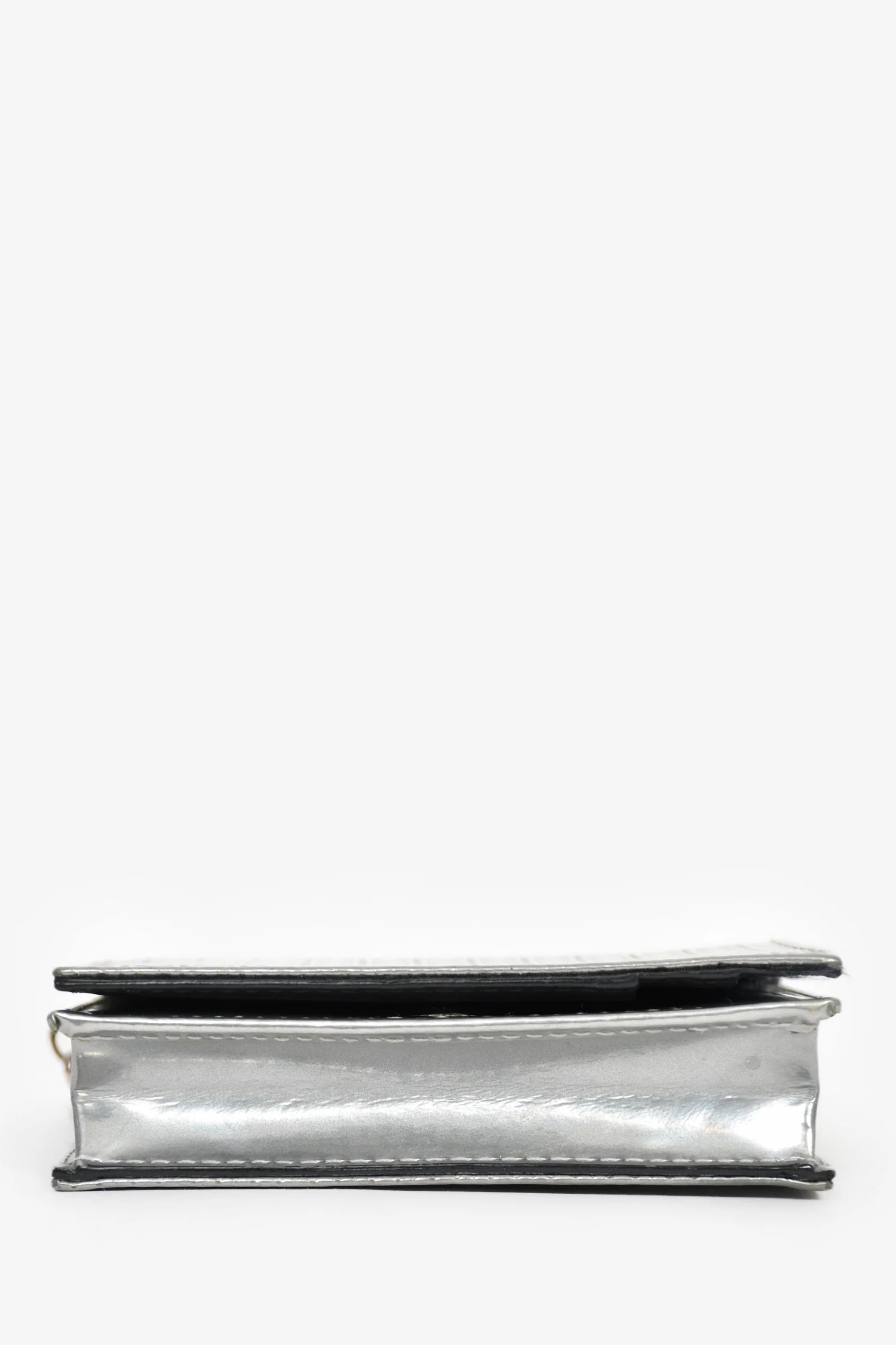 Christian Dior Silver Micro Cannage Wallet - Image 5