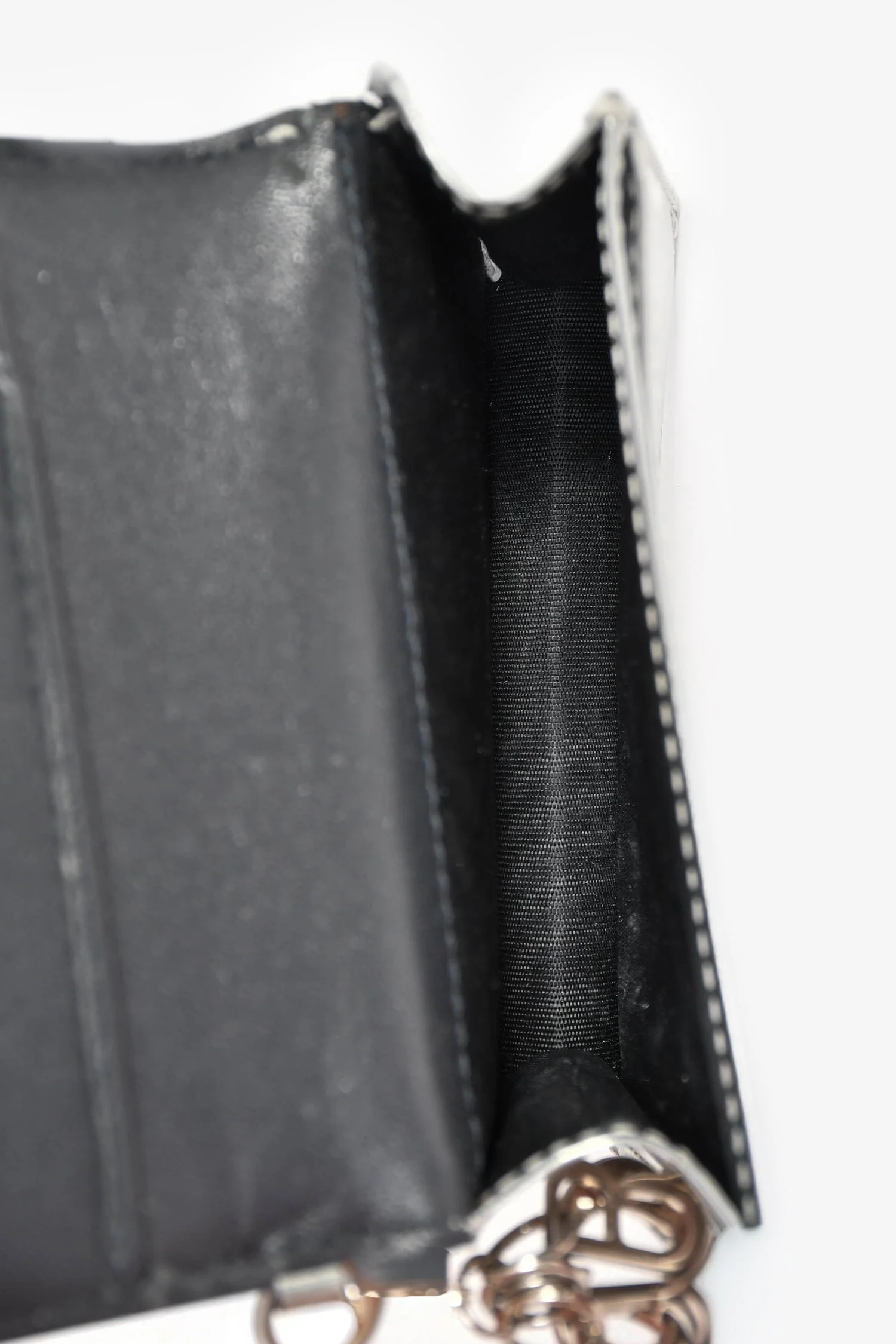 Christian Dior Silver Micro Cannage Wallet - Image 6