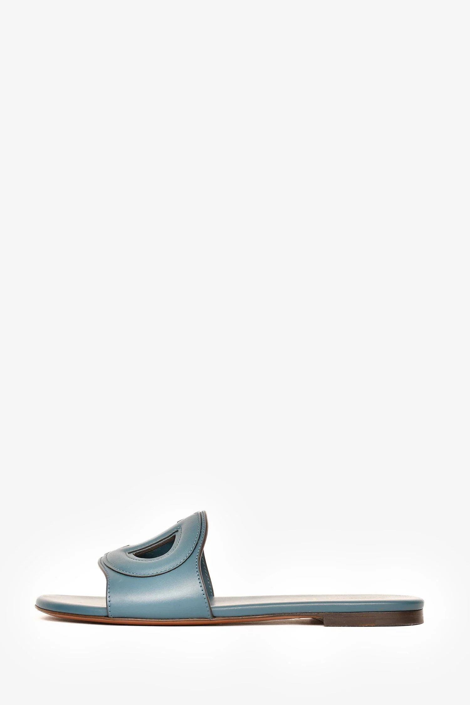 Christian Dior Teal 'D Club' Sandals Size 35 - Image 5