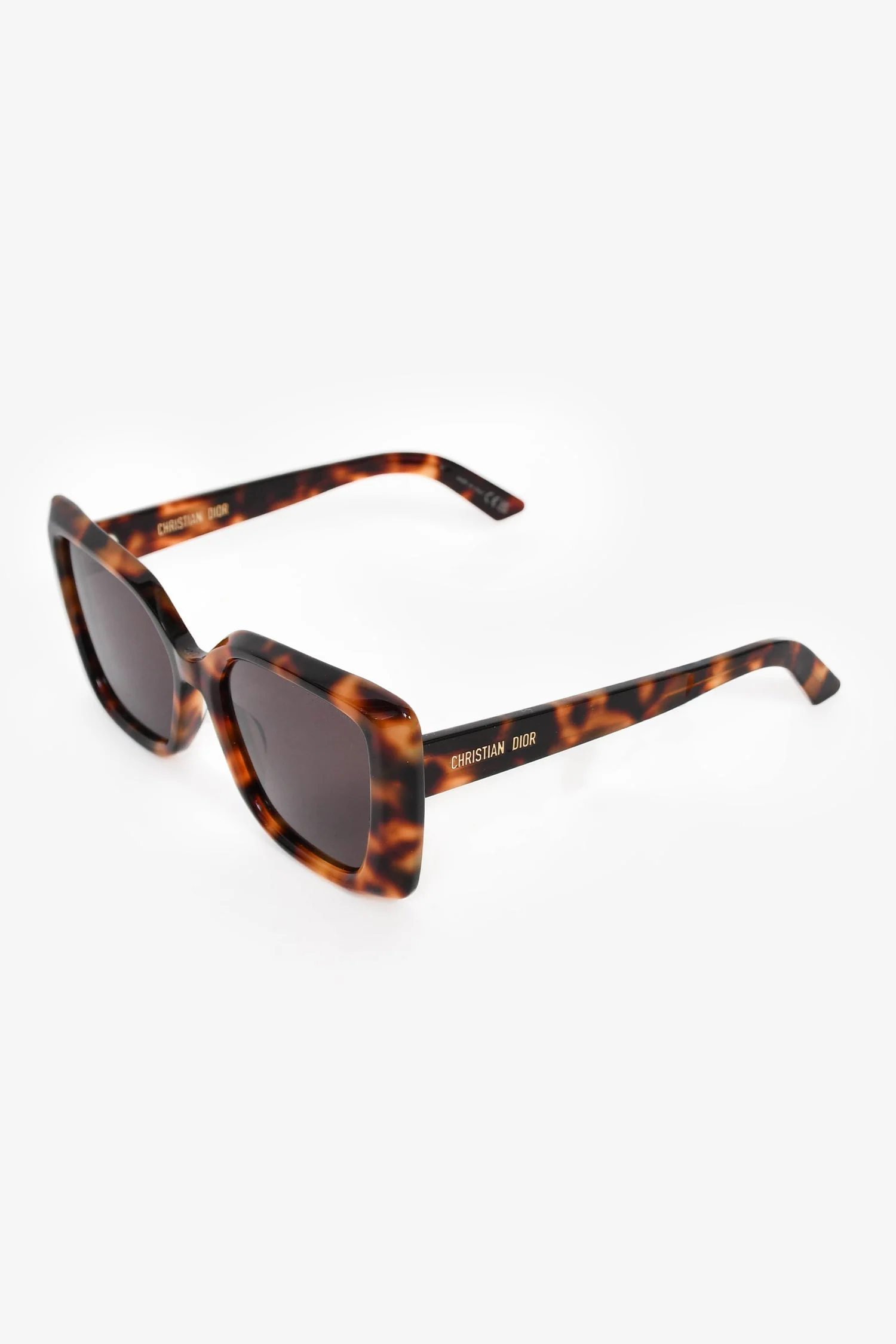 Christian Dior Tortoiseshell Square Frame 'DiorMidnight' Sunglasses - Image 2