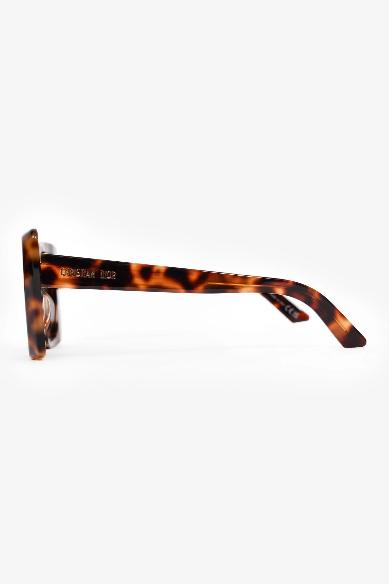 Christian Dior Tortoiseshell Square Frame 'DiorMidnight' Sunglasses - Image 3
