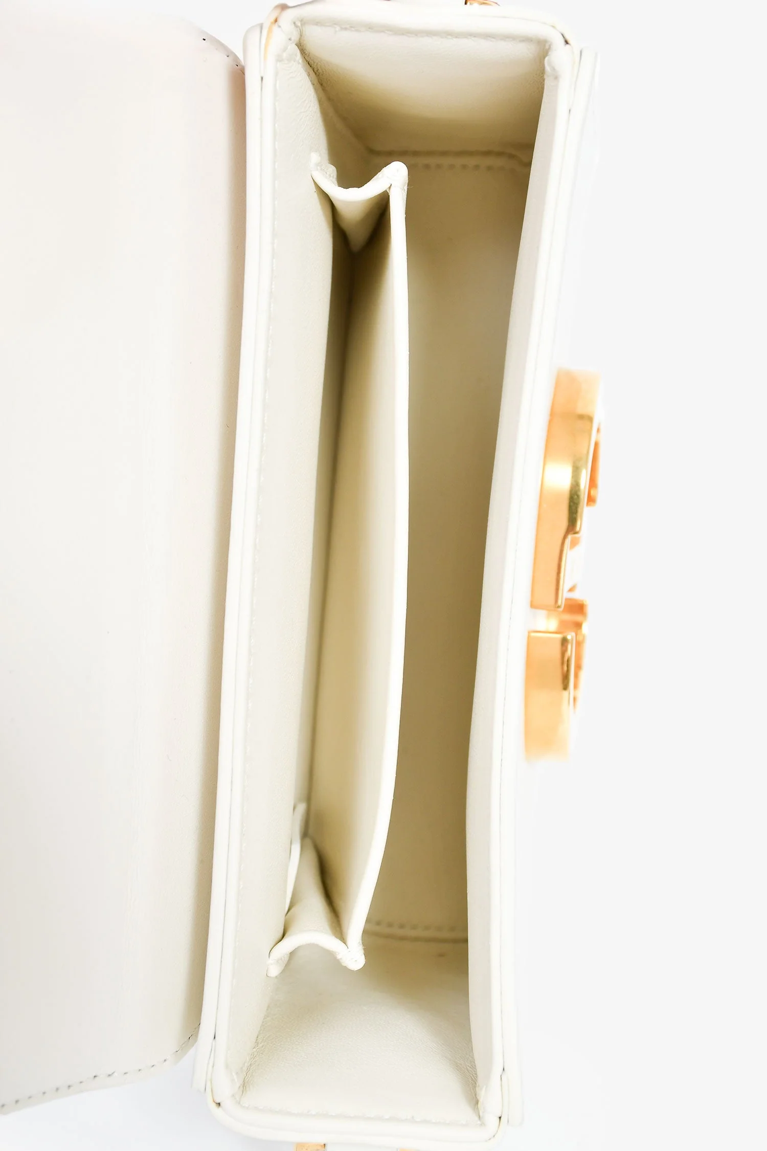 Christian Dior White Leather 'Sac 30 Montaigne Mini' Crossbody - Image 6