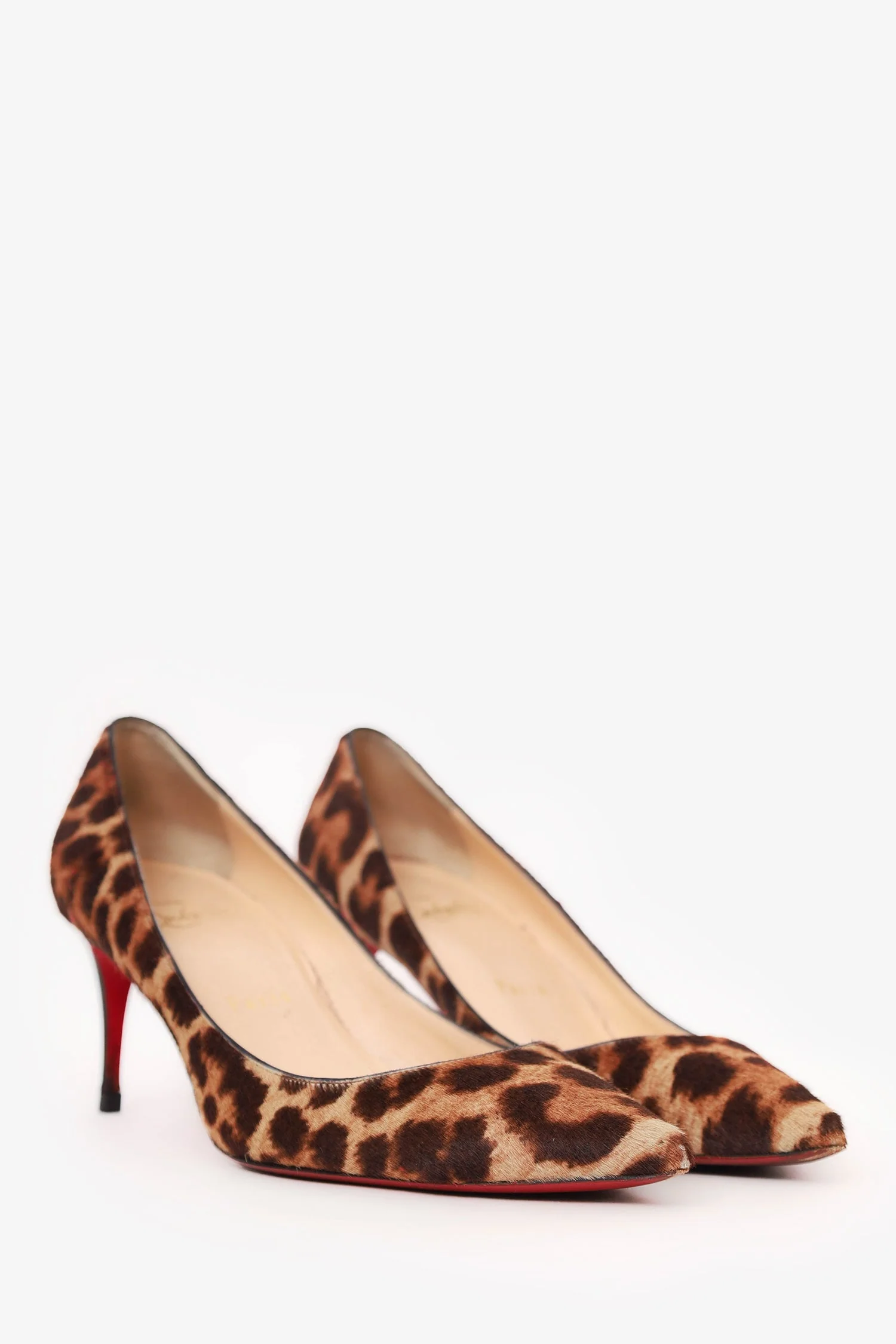 Christian Louboutin Pony Hair Heels Size 36.5 - Image 2
