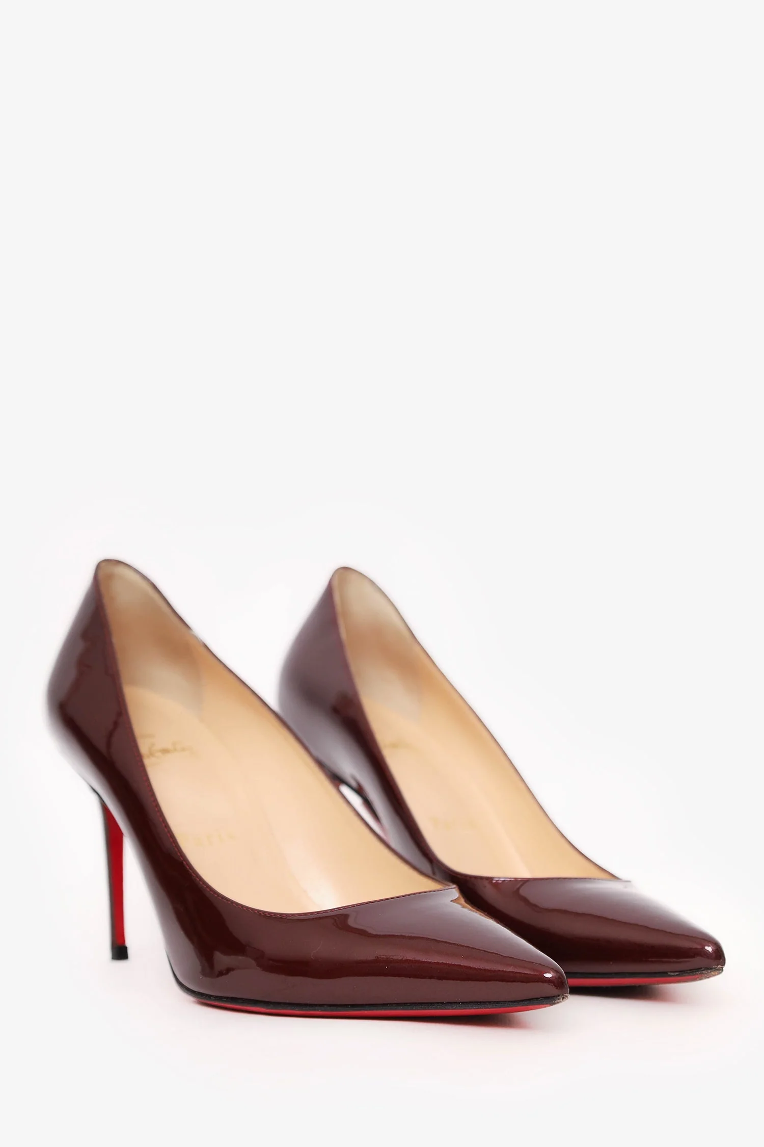 Christian Louboutin Purple Patent Leather Heels Size 36.5 - Image 2