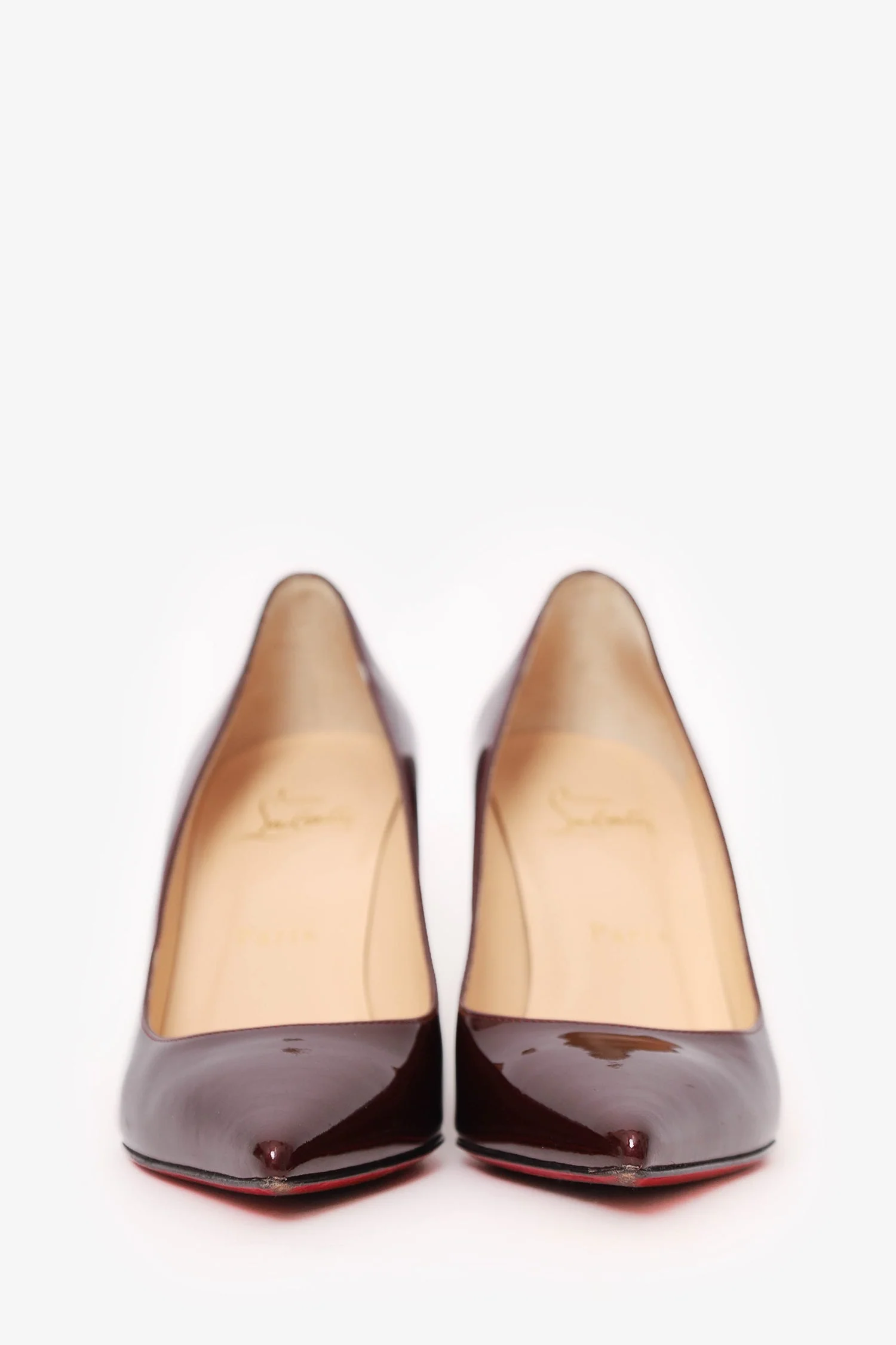 Christian Louboutin Purple Patent Leather Heels Size 36.5 - Image 3